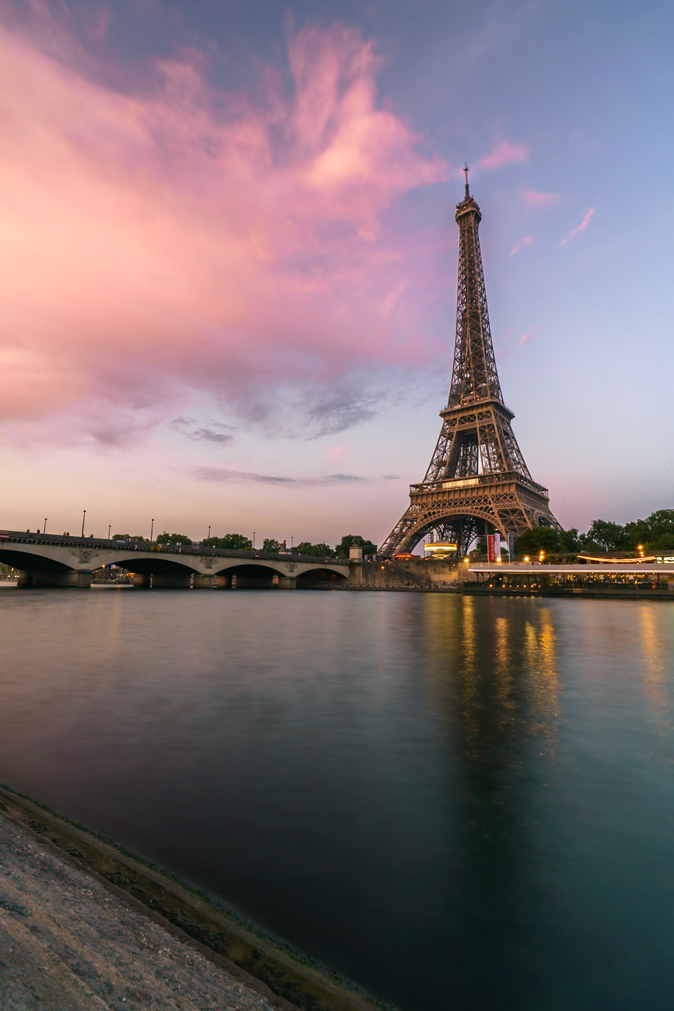 Sunset Torre Eiffel
