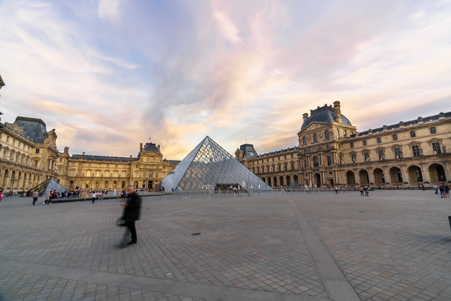 Louvre Sunset