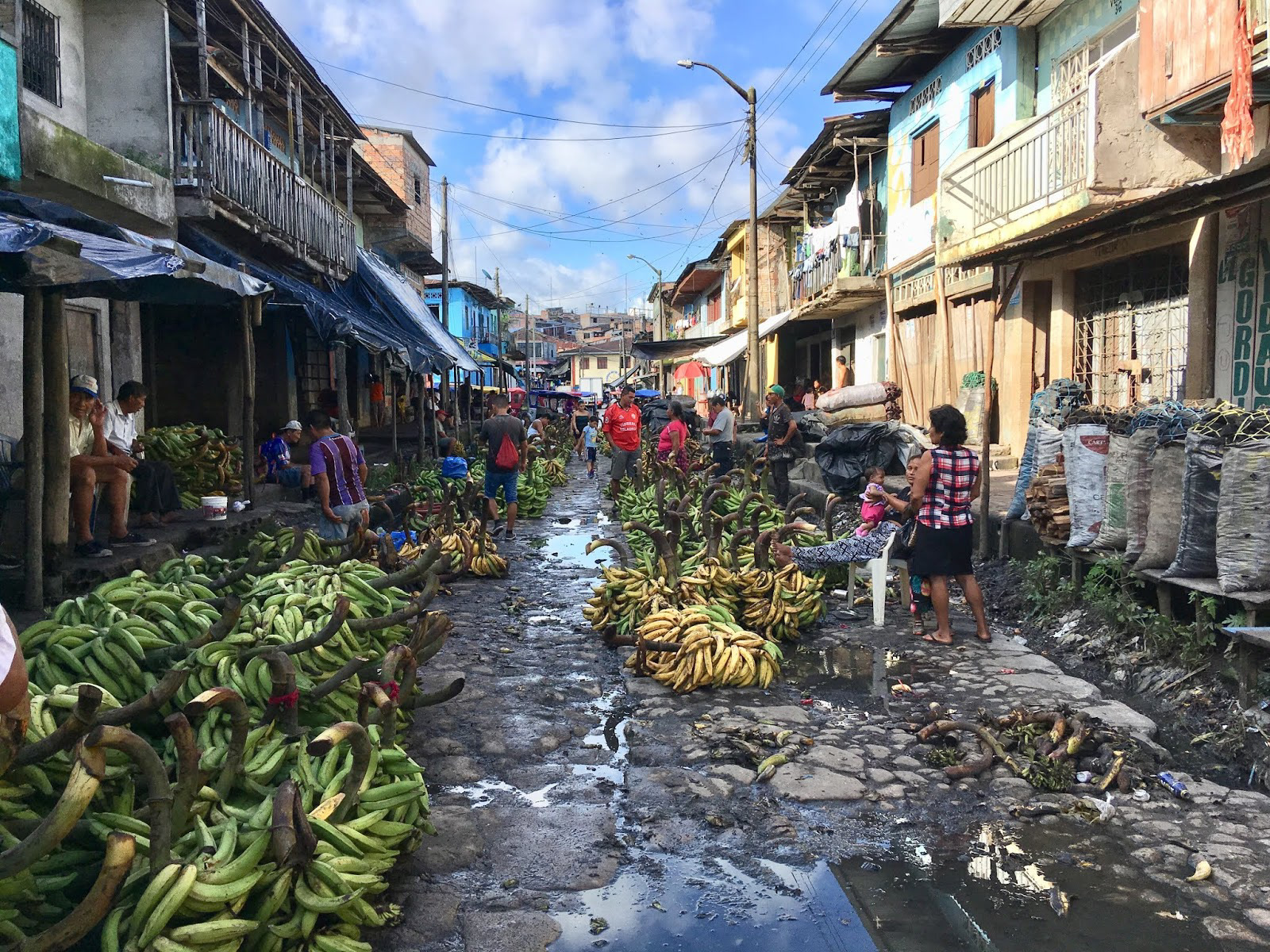 Plaintain bunch: 10 soles ($3.30)