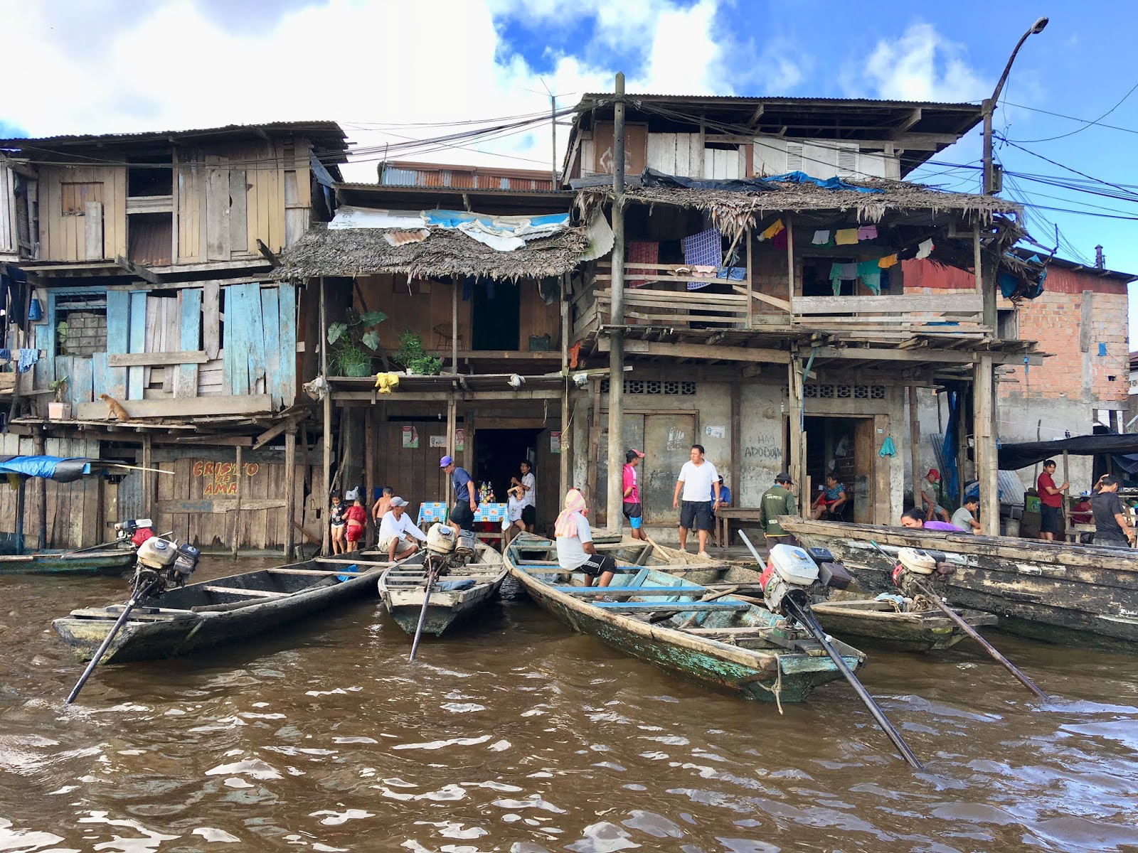 Dock near floating village