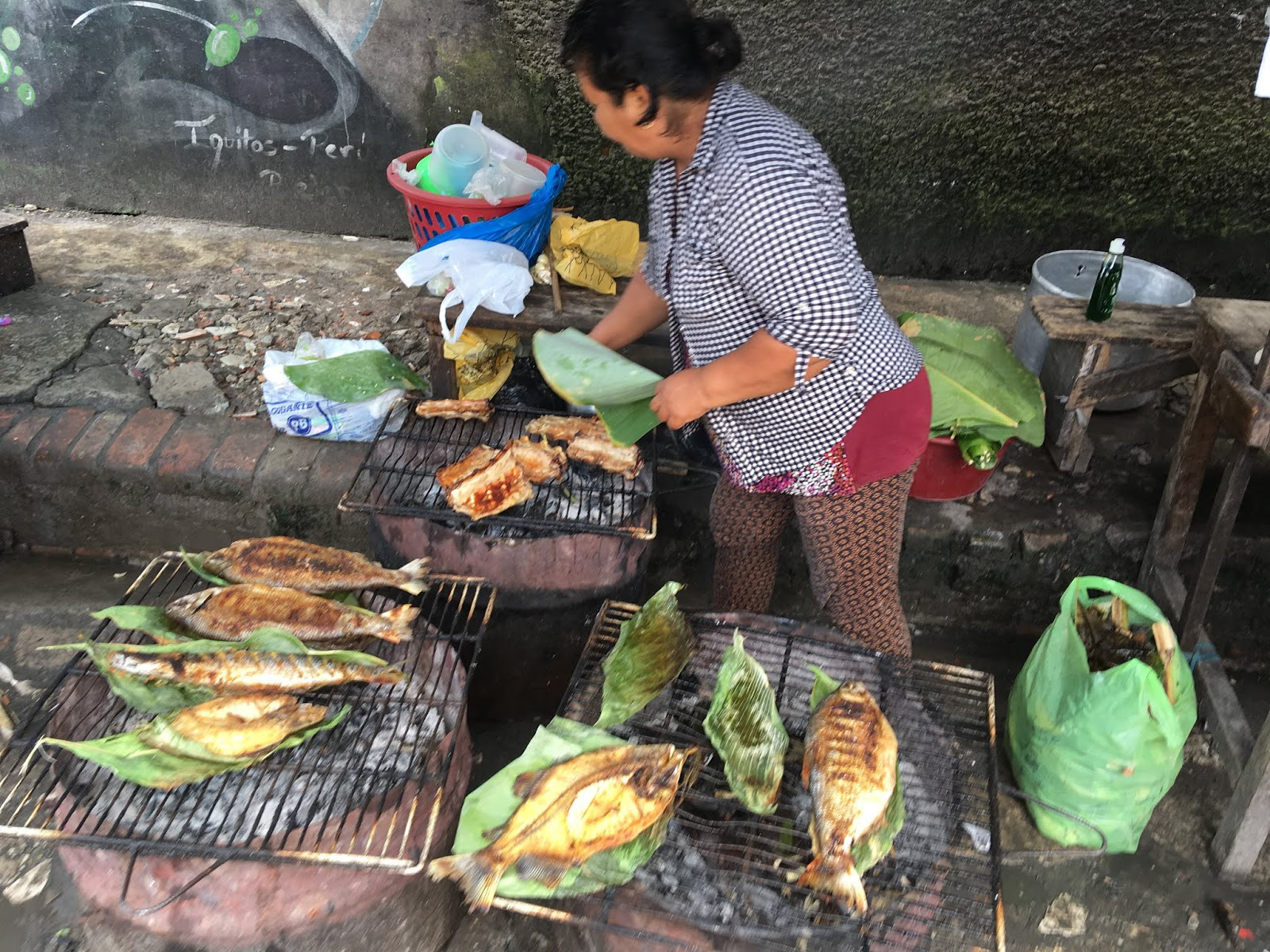 Grilled fish