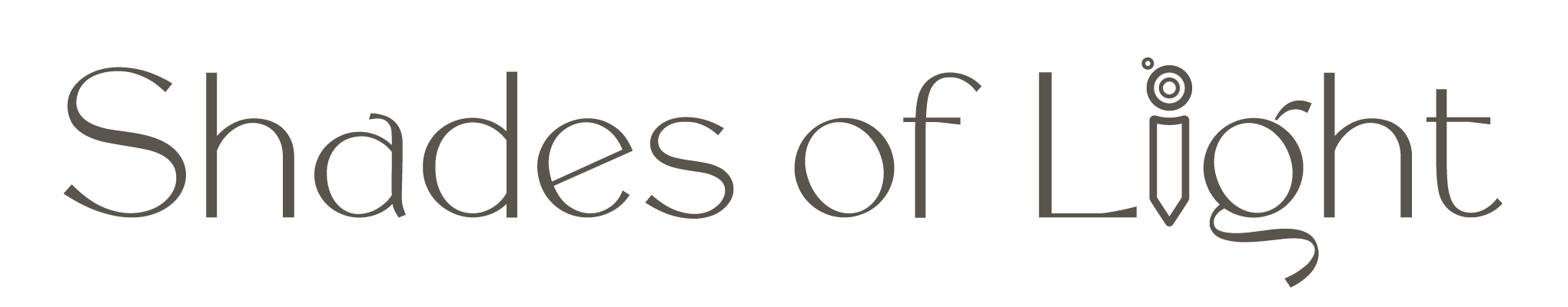 logo icon made of camera lens and pencil for Art Director Mayank Jain