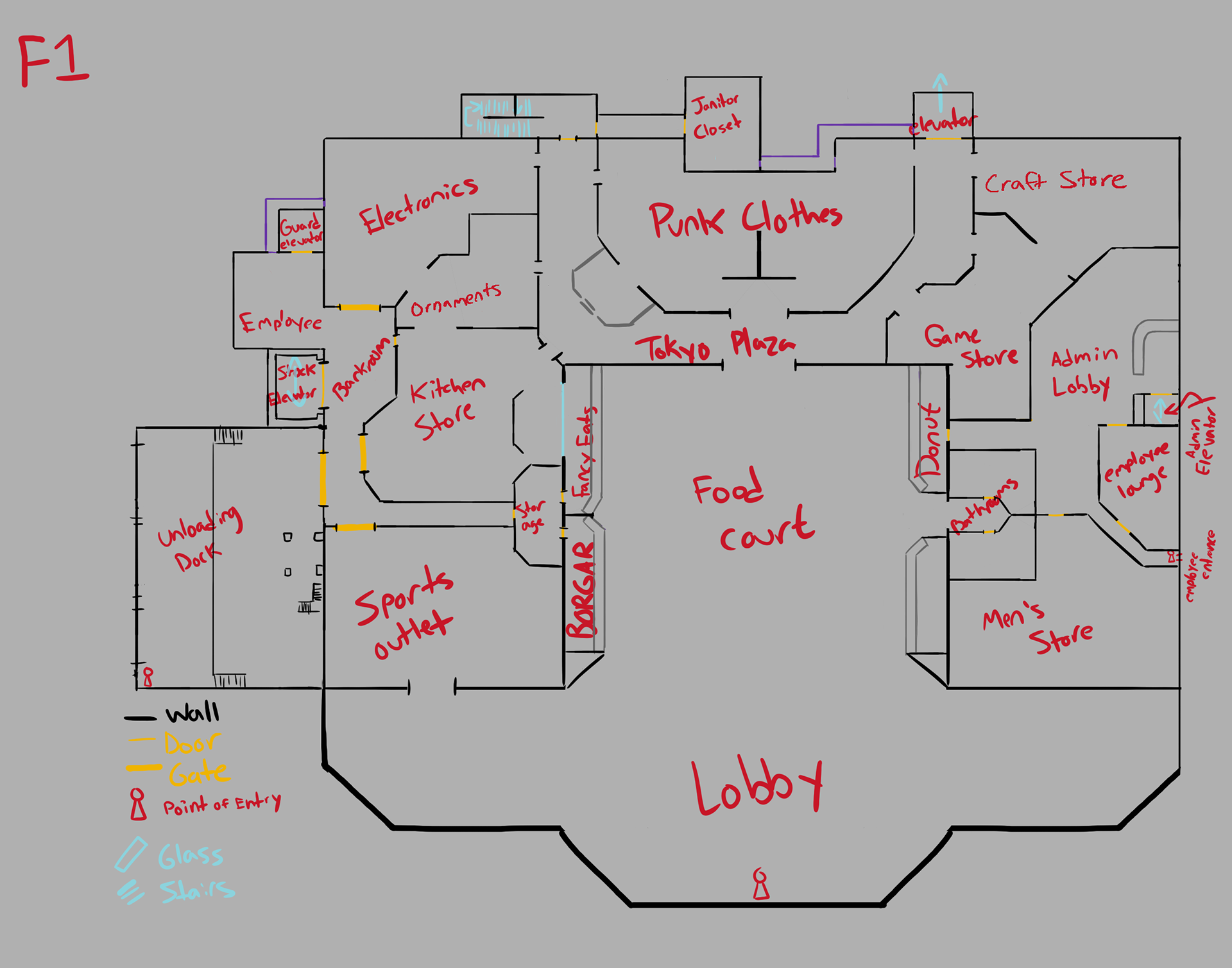 World Design (F1) for Thieves' Paradise