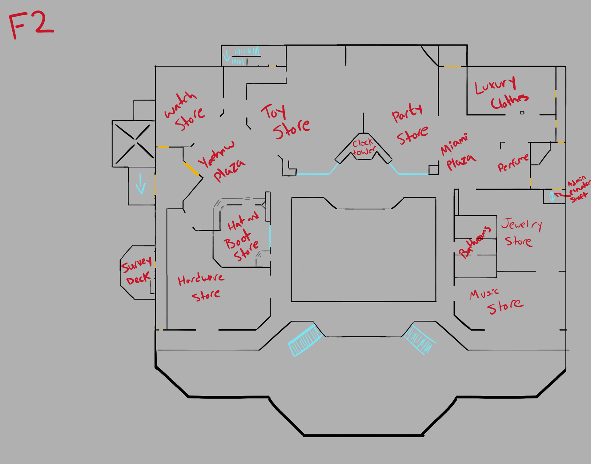 World Design (F2) for Thieves' Paradise