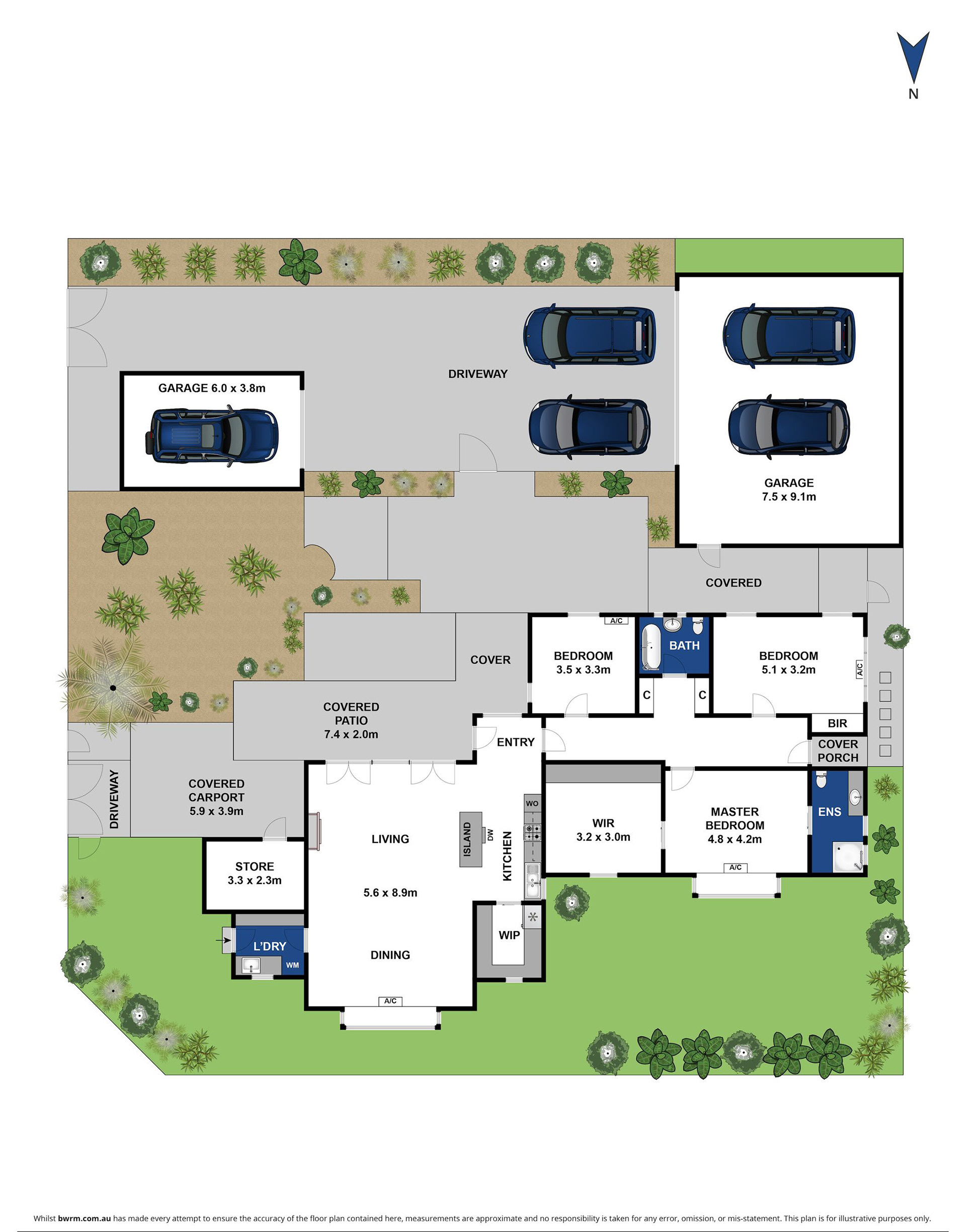 Single floor & site plan combination