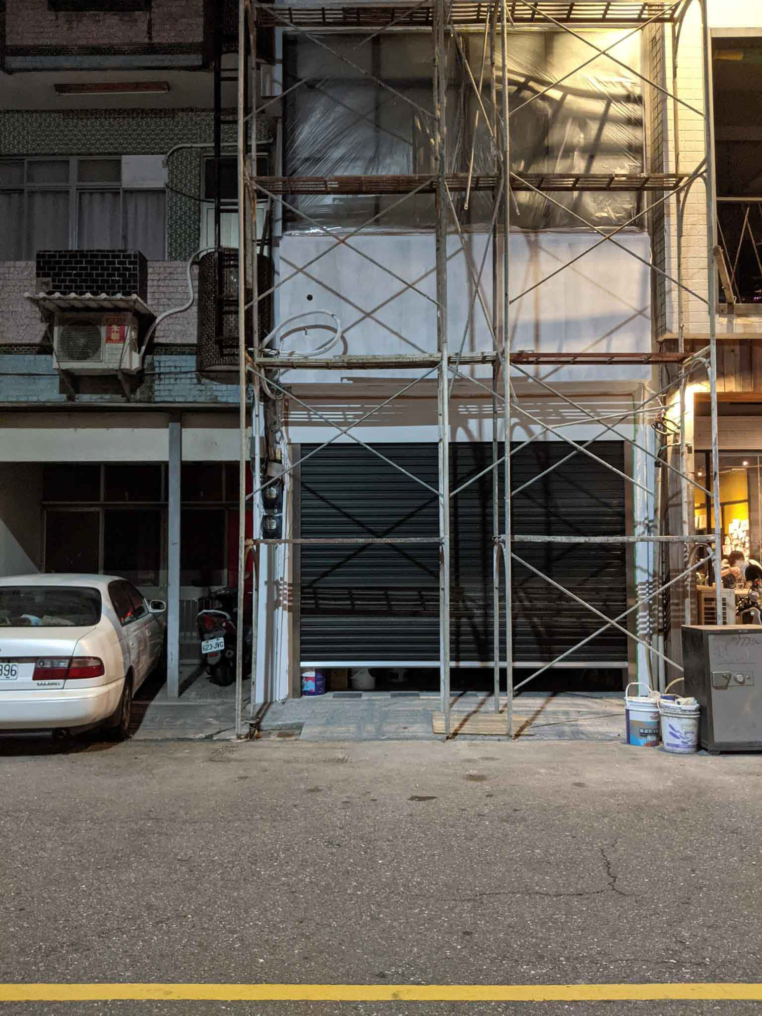 市區施工鷹架
