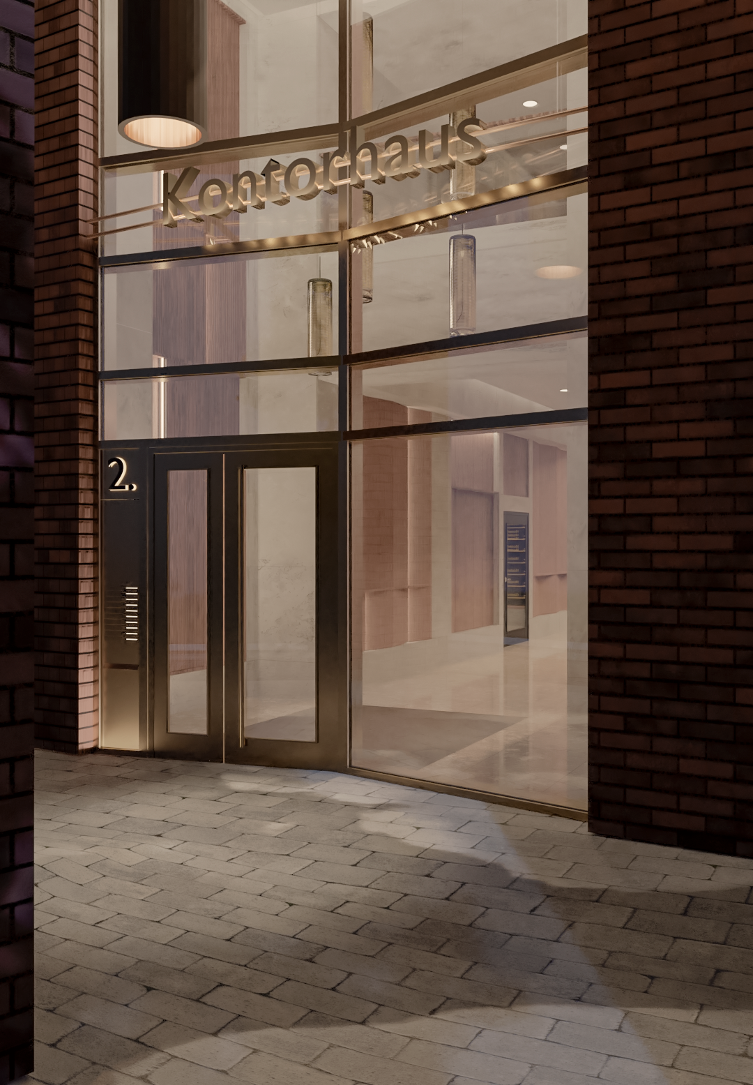 Lobby Zugang - Abends