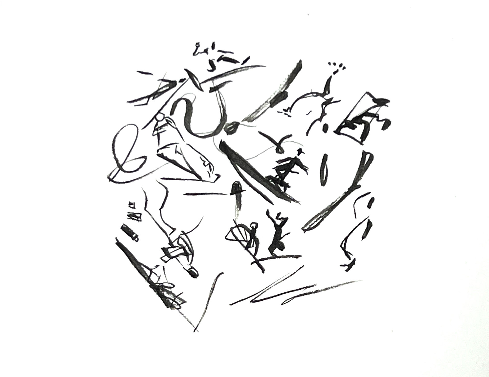initial freestyle ink work