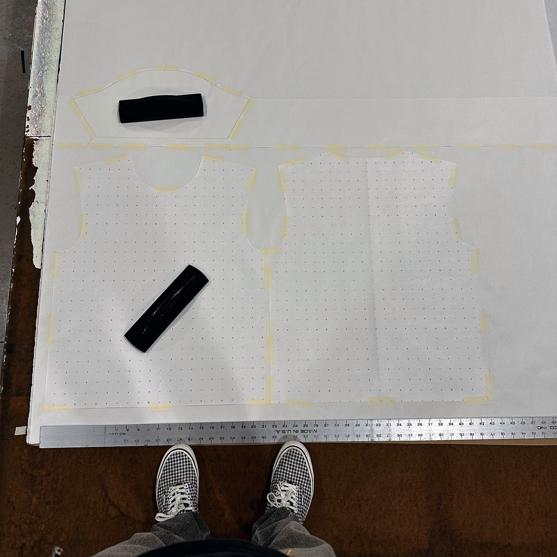 Cutting final fabrics
