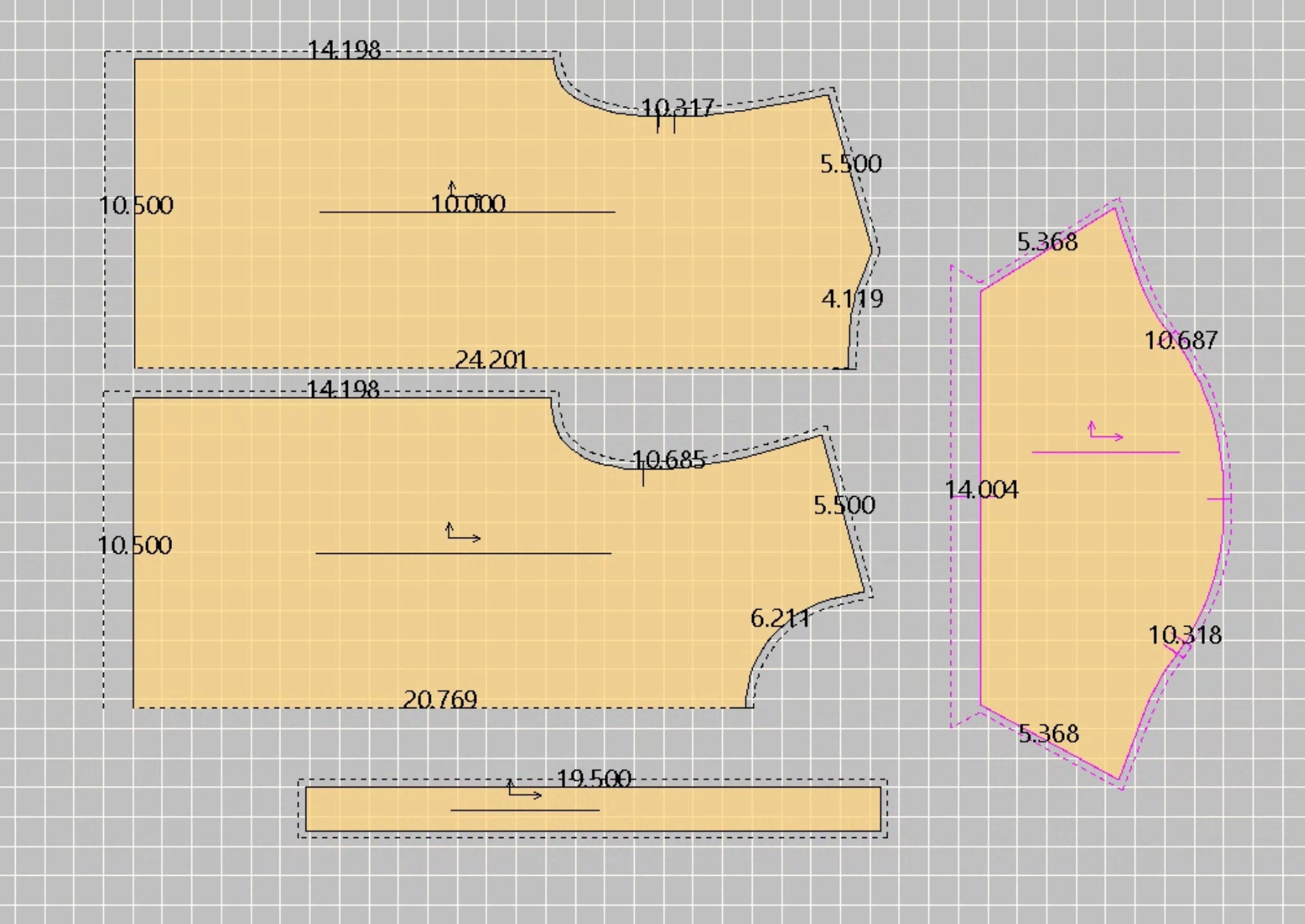 Final patterns in AccuMark