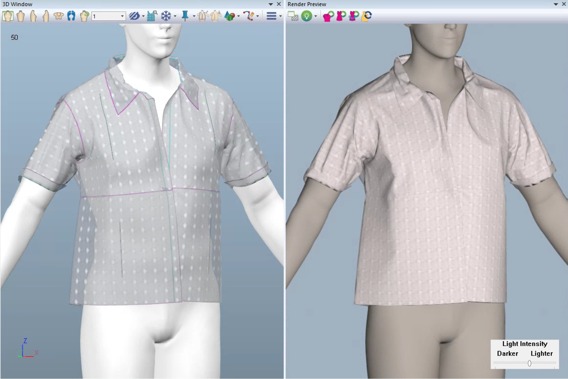 Test fitting render