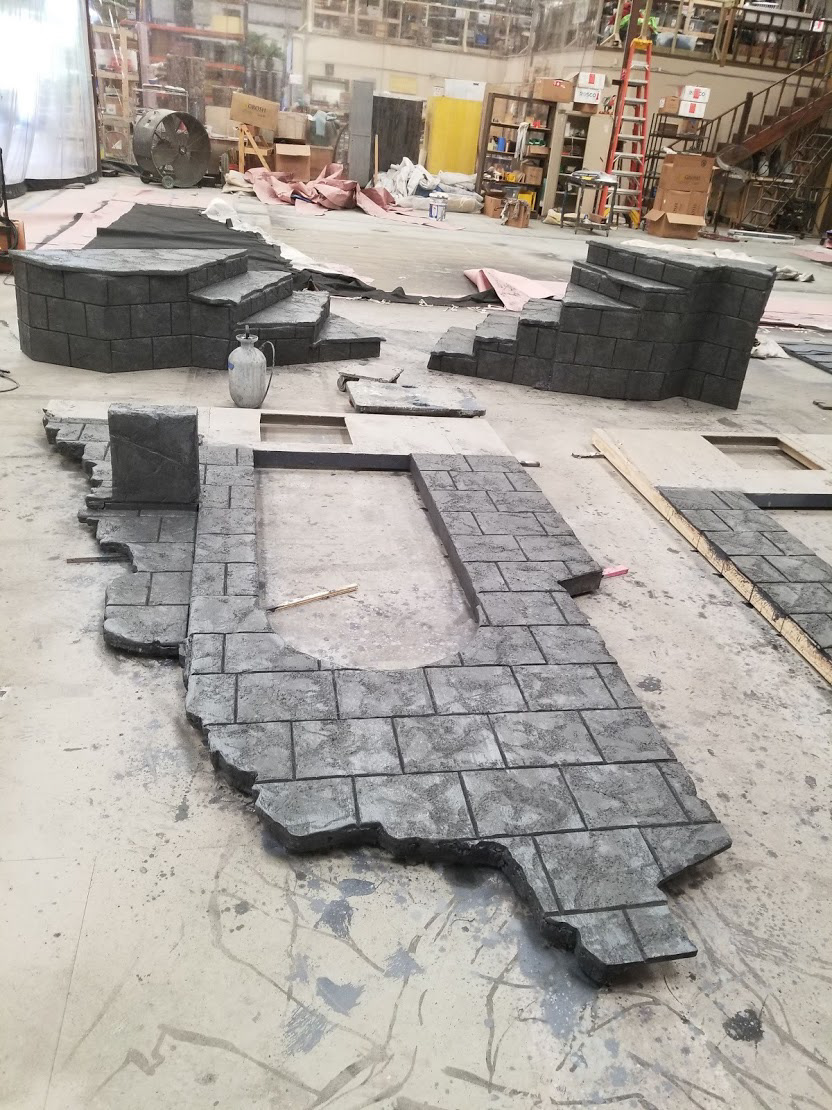 DS Ruins, painted and textured.