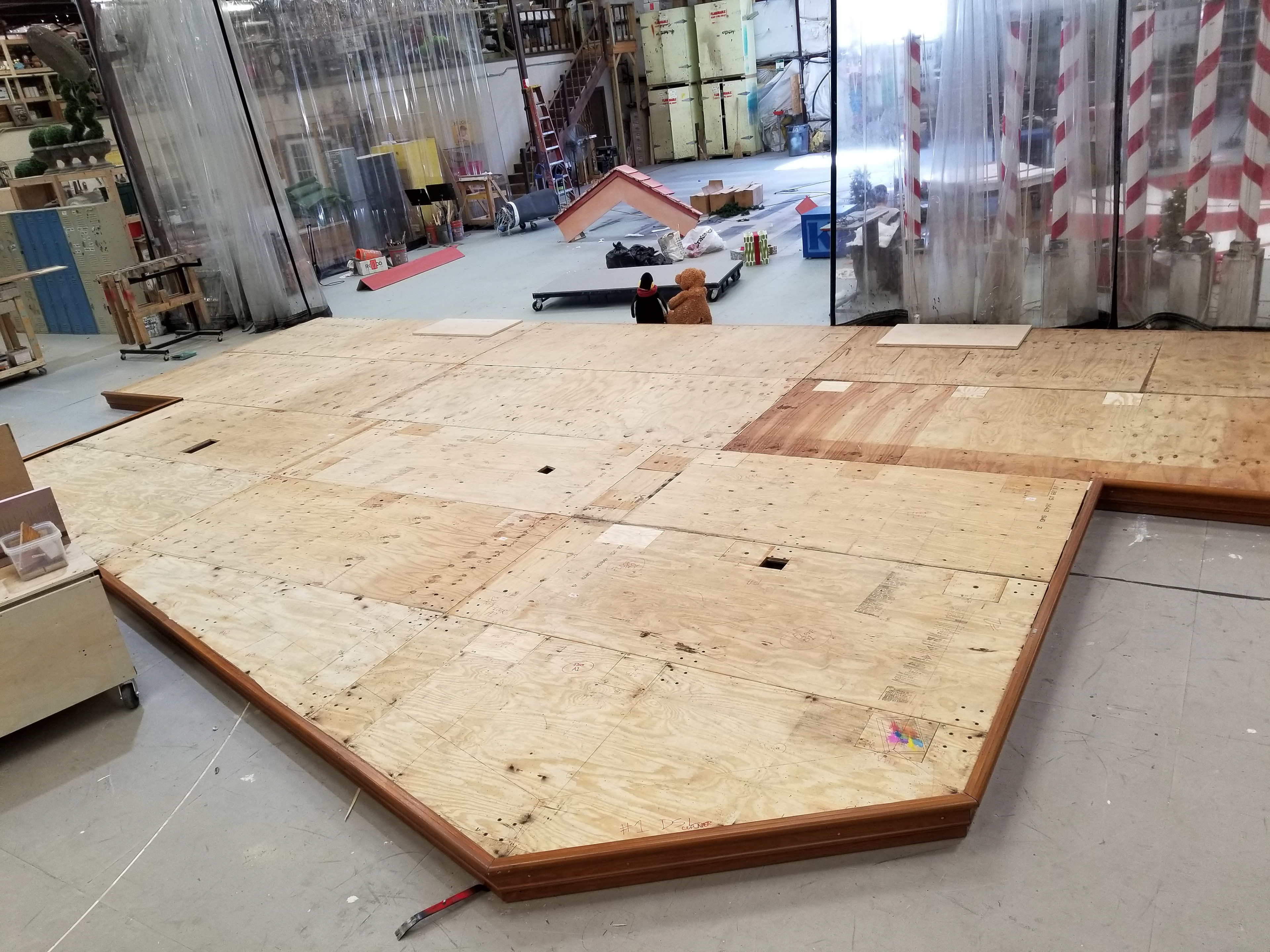 Putting the Wagon together and Making sure we have all of the pieces.