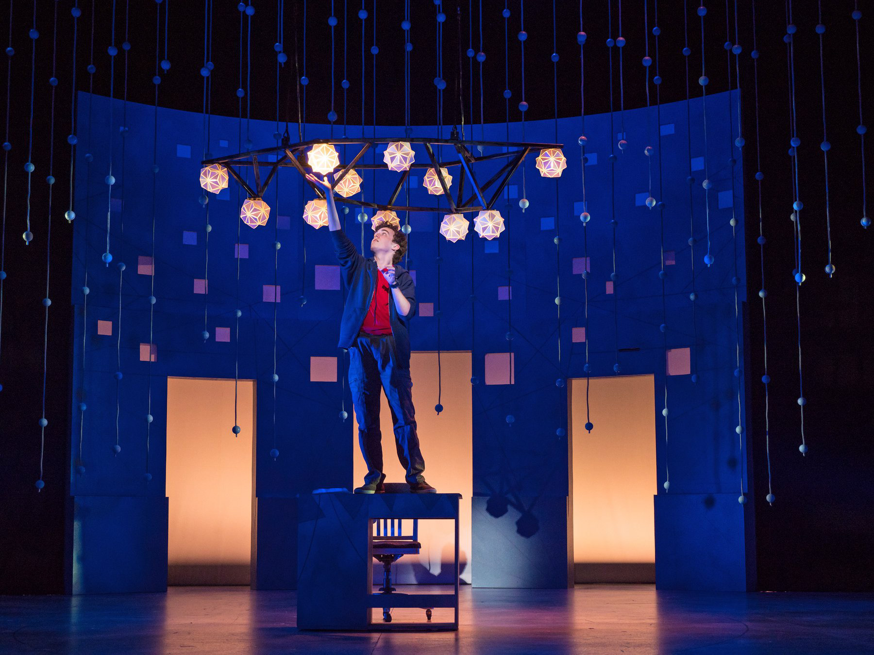 A Curious Incident of the Dog and the Nighttime Production Still- Photographed by Kirk Tuck