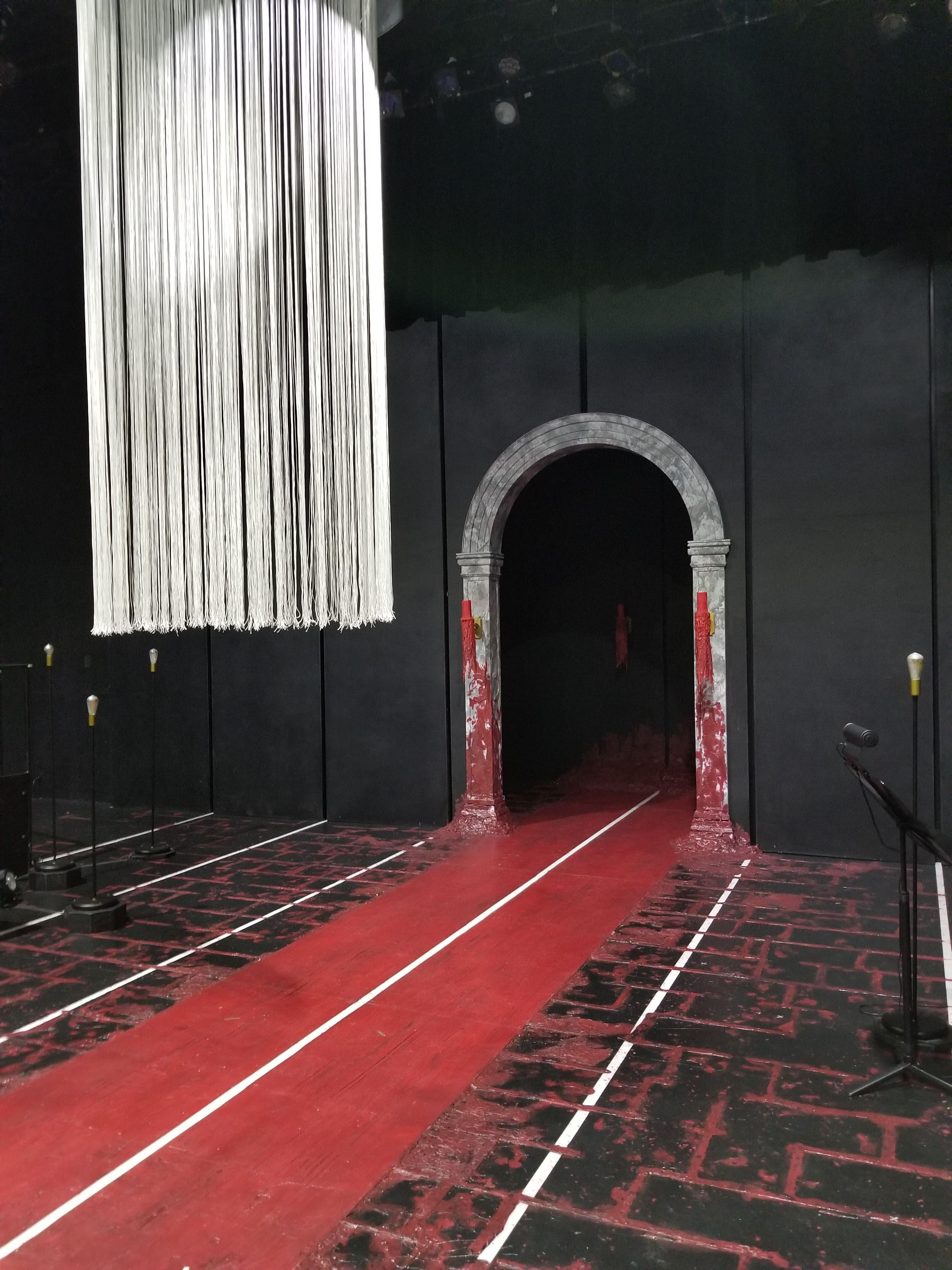 Archway and Chandelier Loaded in
