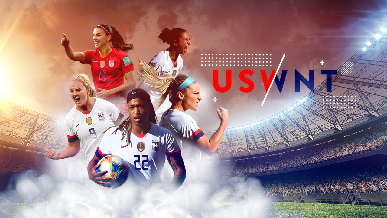 This is one of my all-time favorite news graphic that I created for the News Department to push the USWNT's success in Paris.
