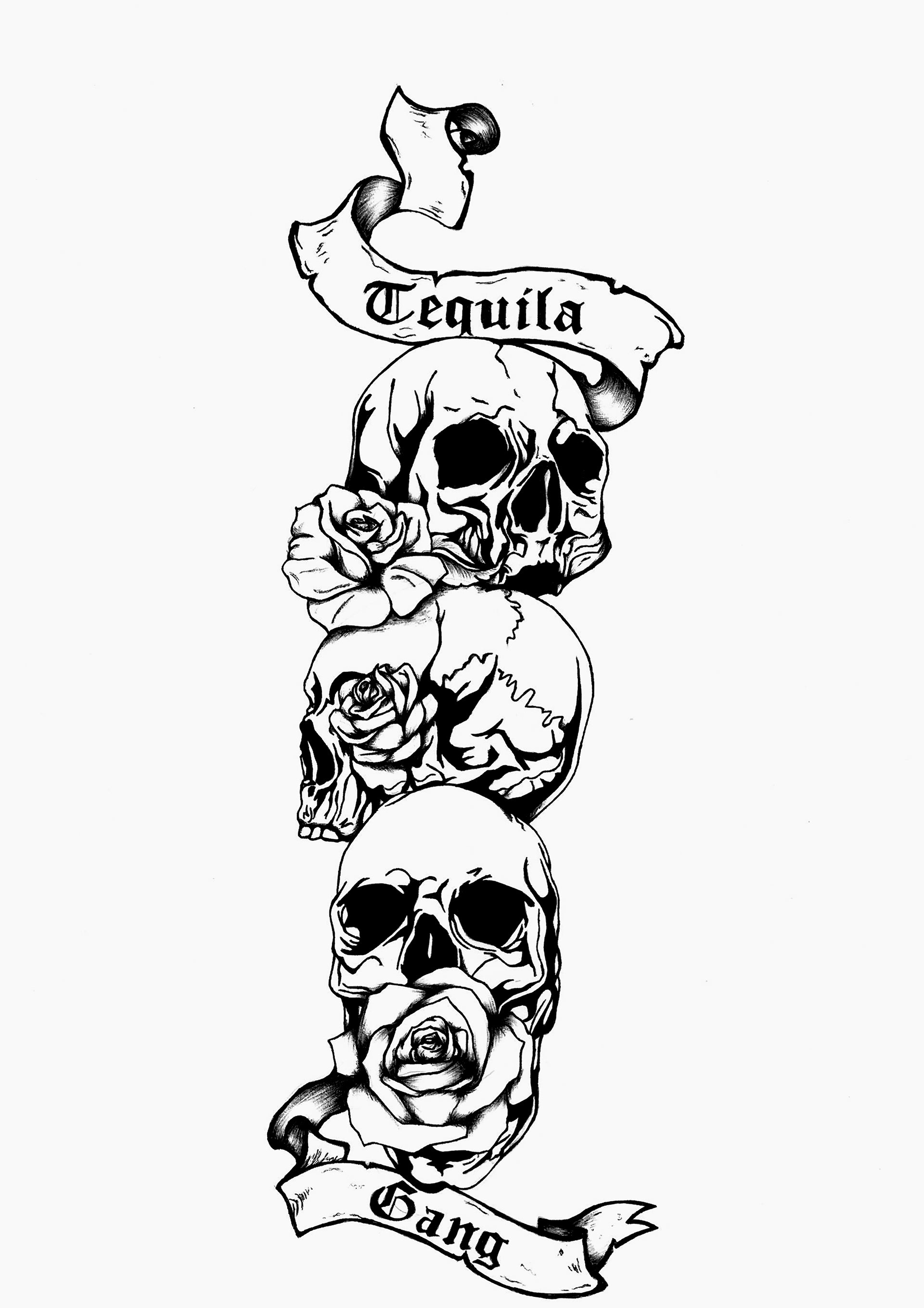 TEQUILA GANG - 'hear no evil, see no evil, speak no evil'