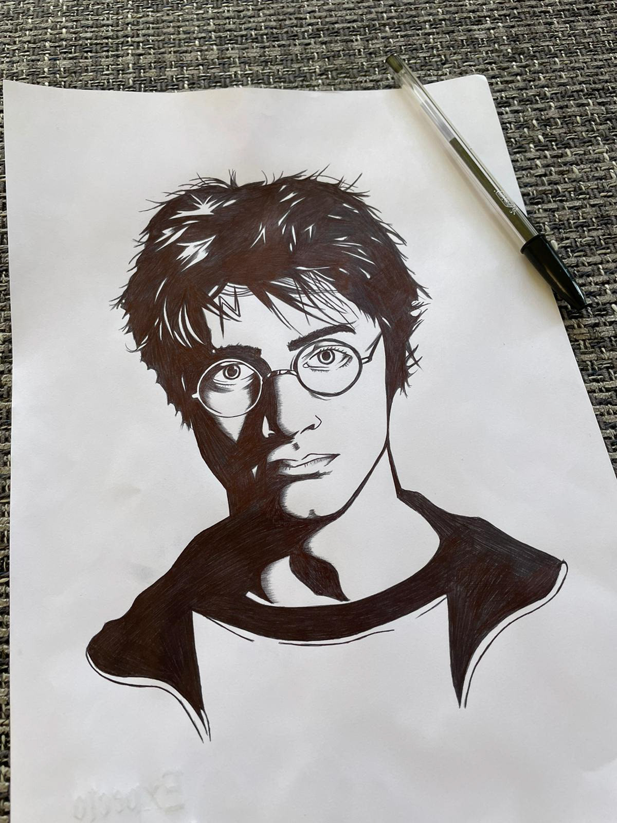 Harry Potter Portrait - pen drawing