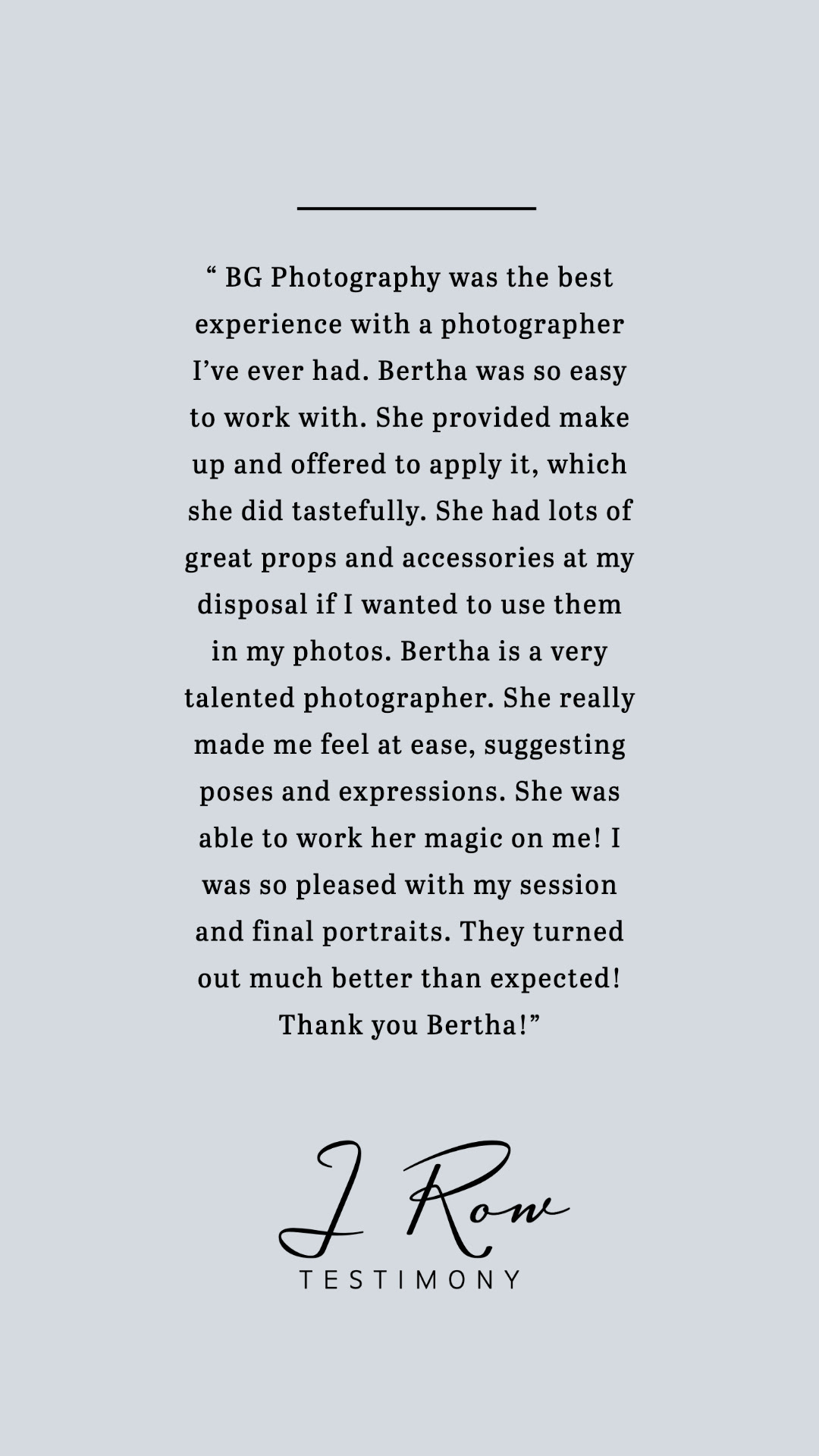 BG Photography Review