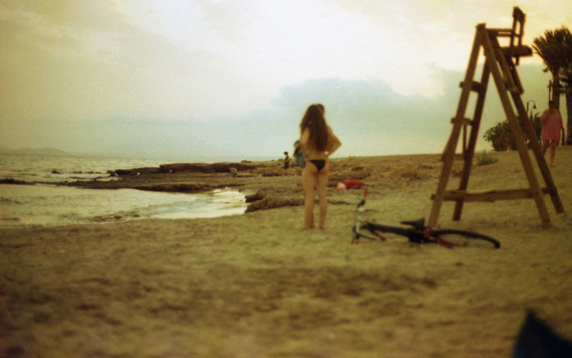 Un atardecer con película Polaroid de 35mm. Cámara Kodak Retina 1a fabricada sobre 1952