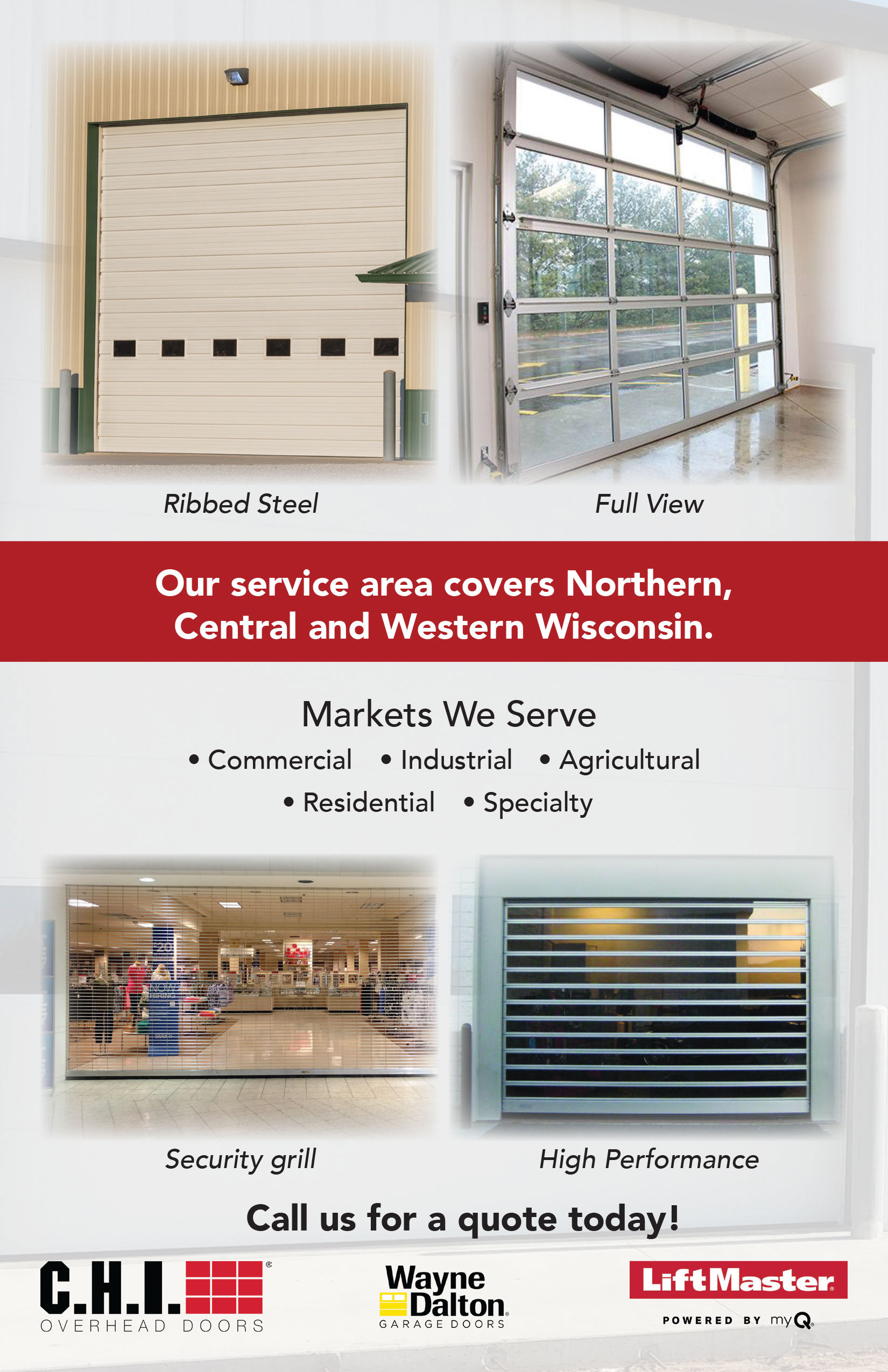 Lakeland Overhead Door Handout Card (Back)