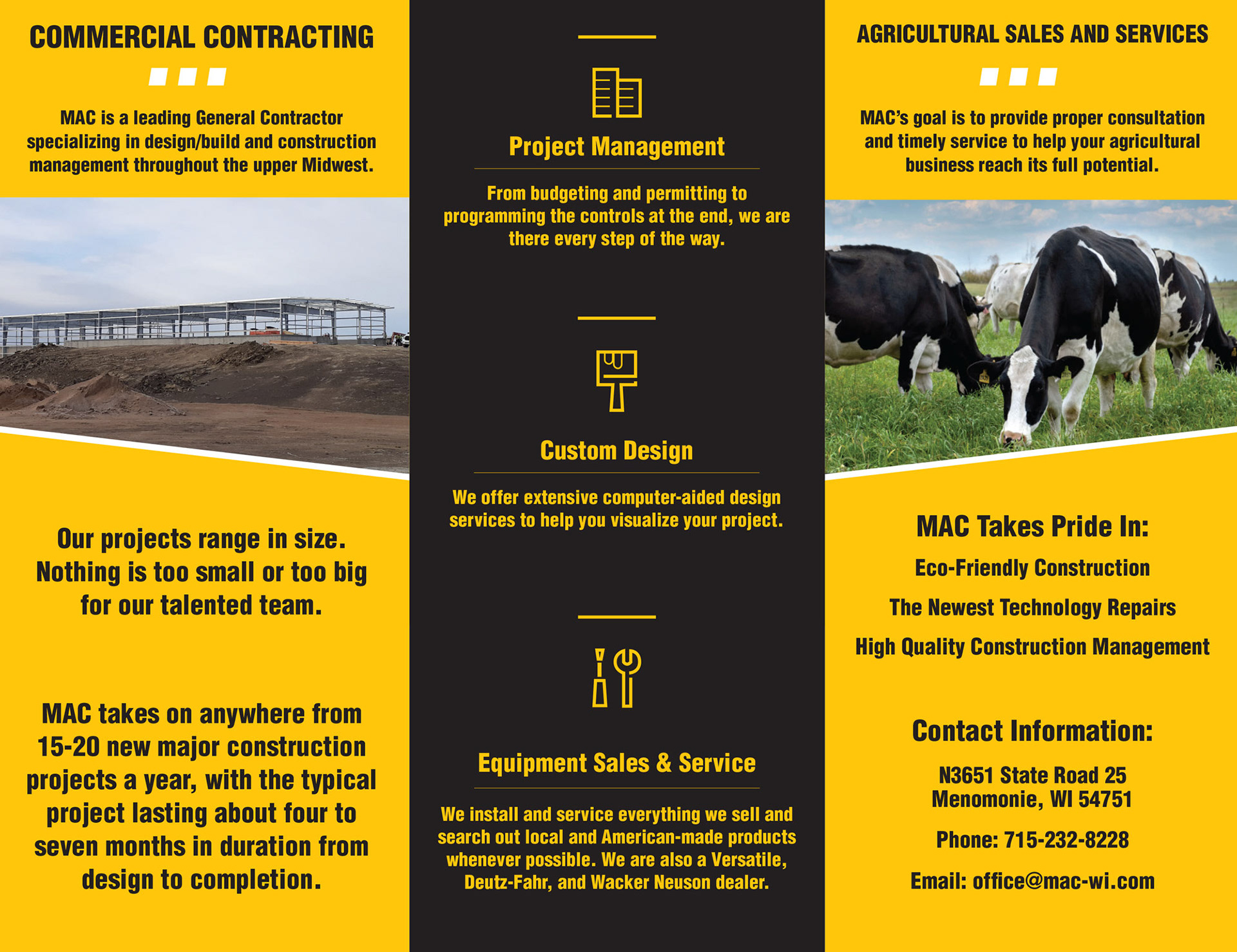 Commercial Contracting Brochure Back