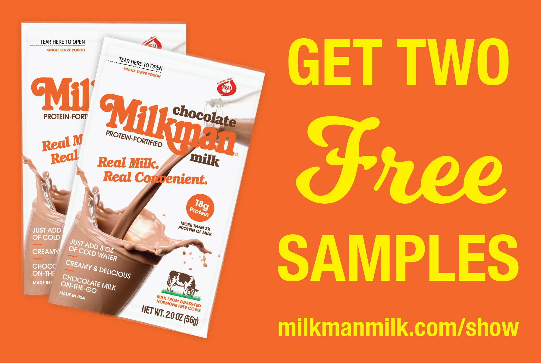 Milkman Trade Show Postcard (Front)