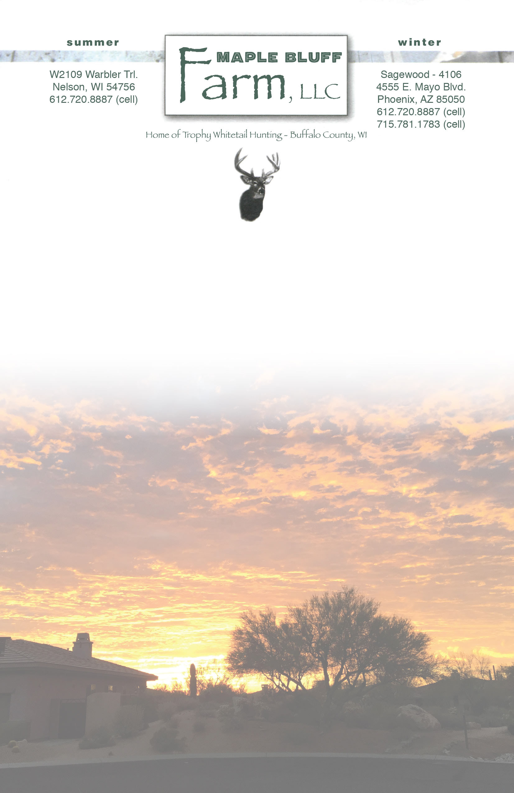 Maple Bluff Farm Notepad
