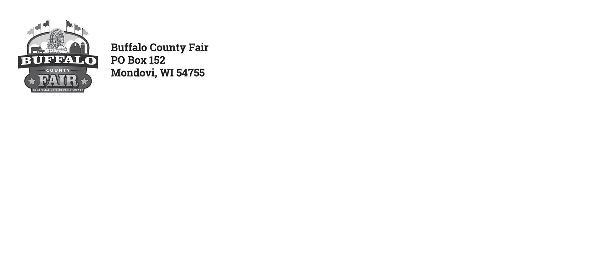 Buffalo County Fair #10 Envelope
