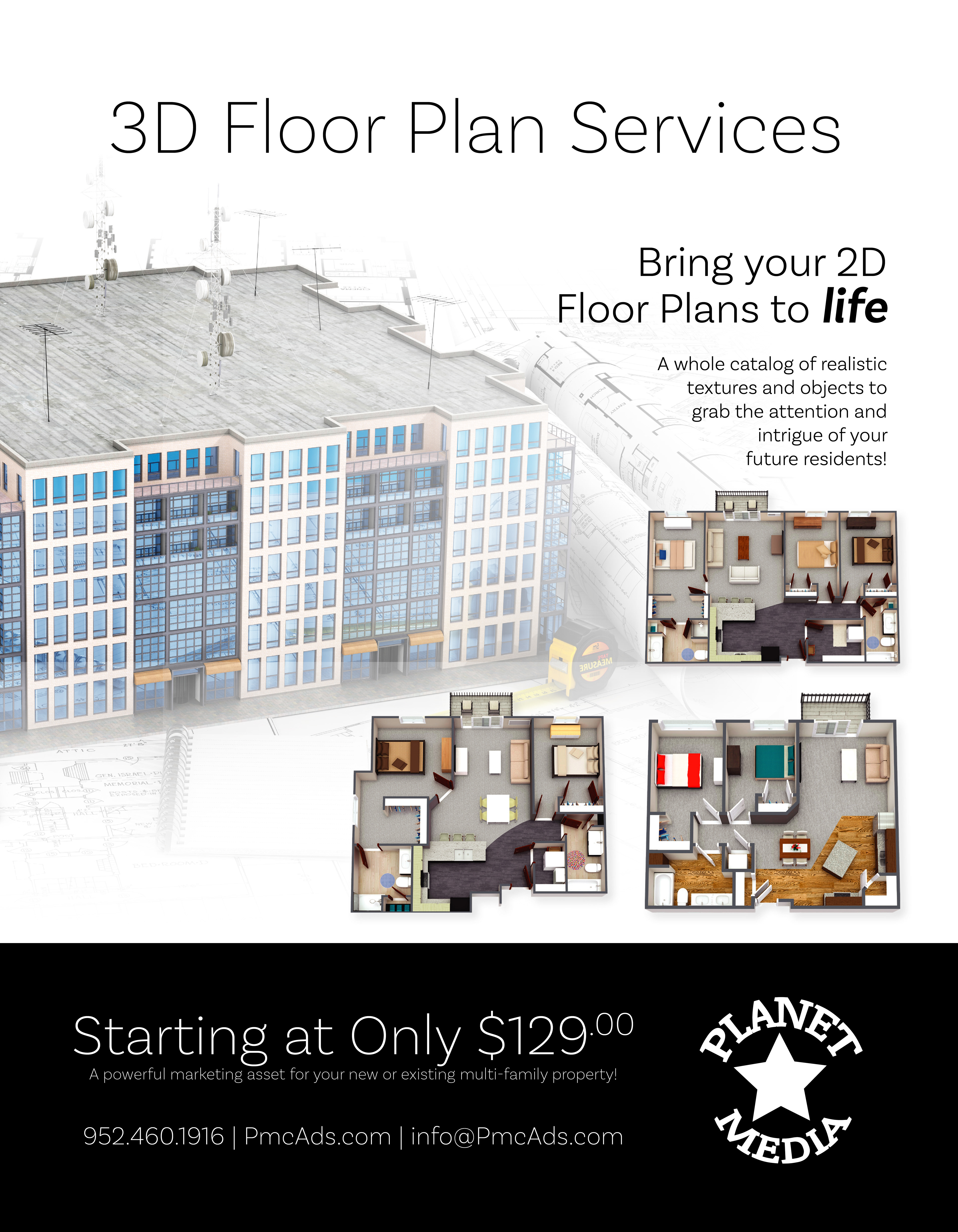 3D Floor Plan Services