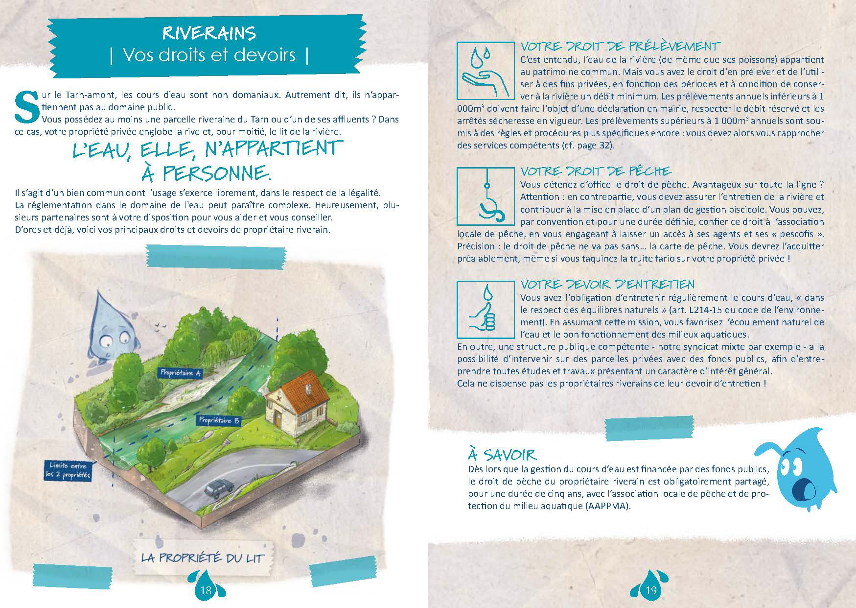 Illustration de situation - Guide du Riverain du Syndicat Mixte Tarn Amont