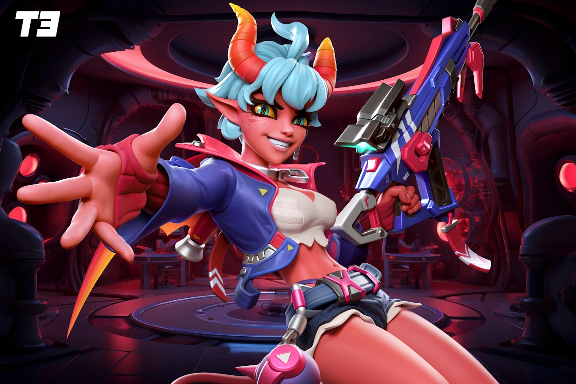Character Posing and Render