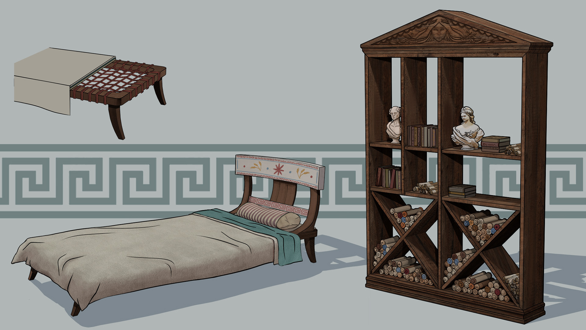 Archimedes' Study Props