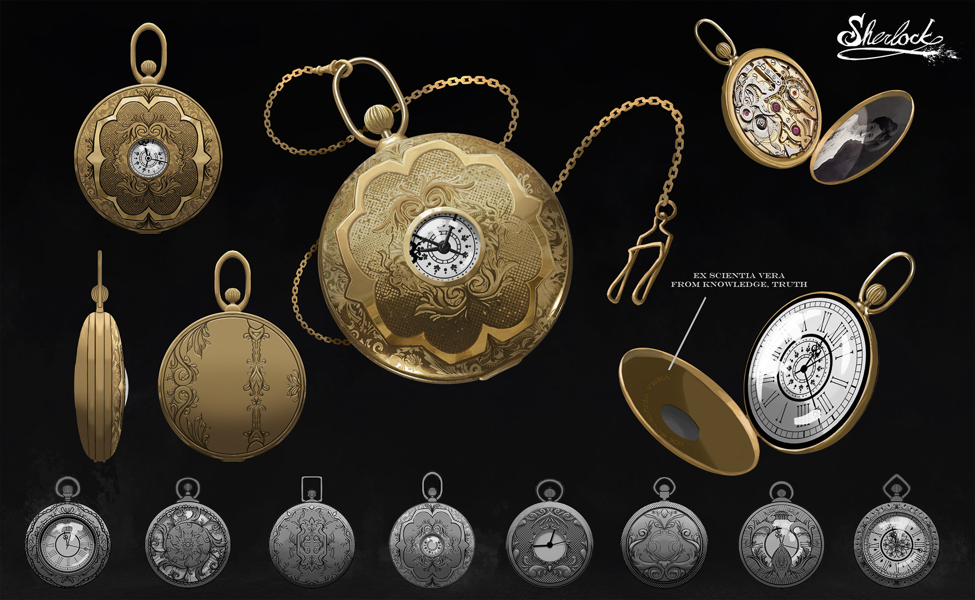 Sherlock's Pocket Watch Design