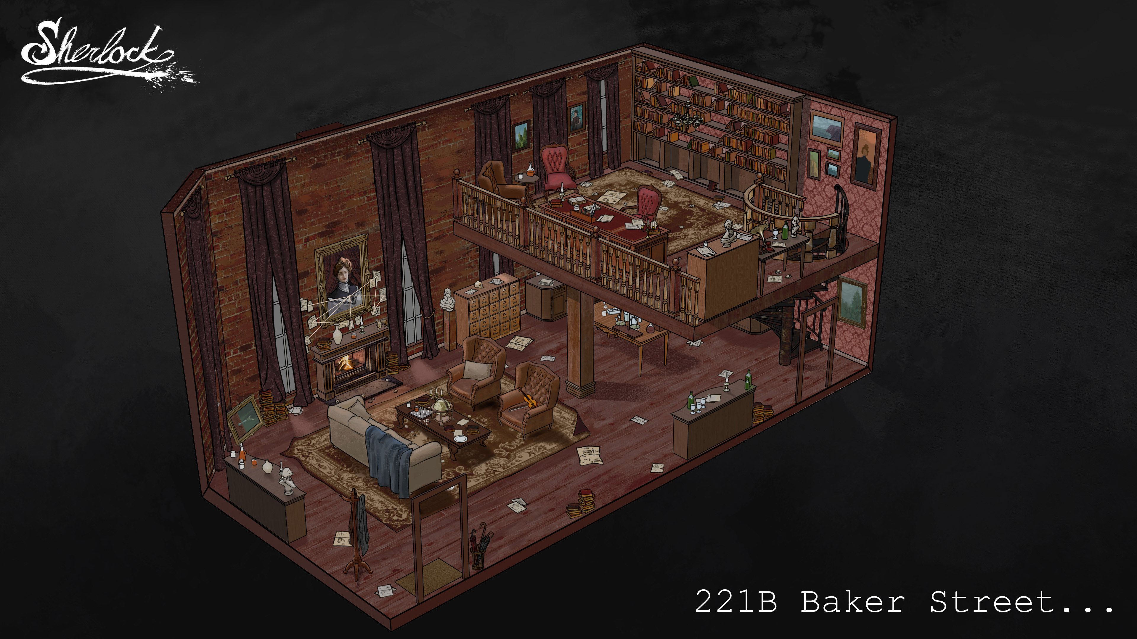 221B Baker Street - Sherlocks Office