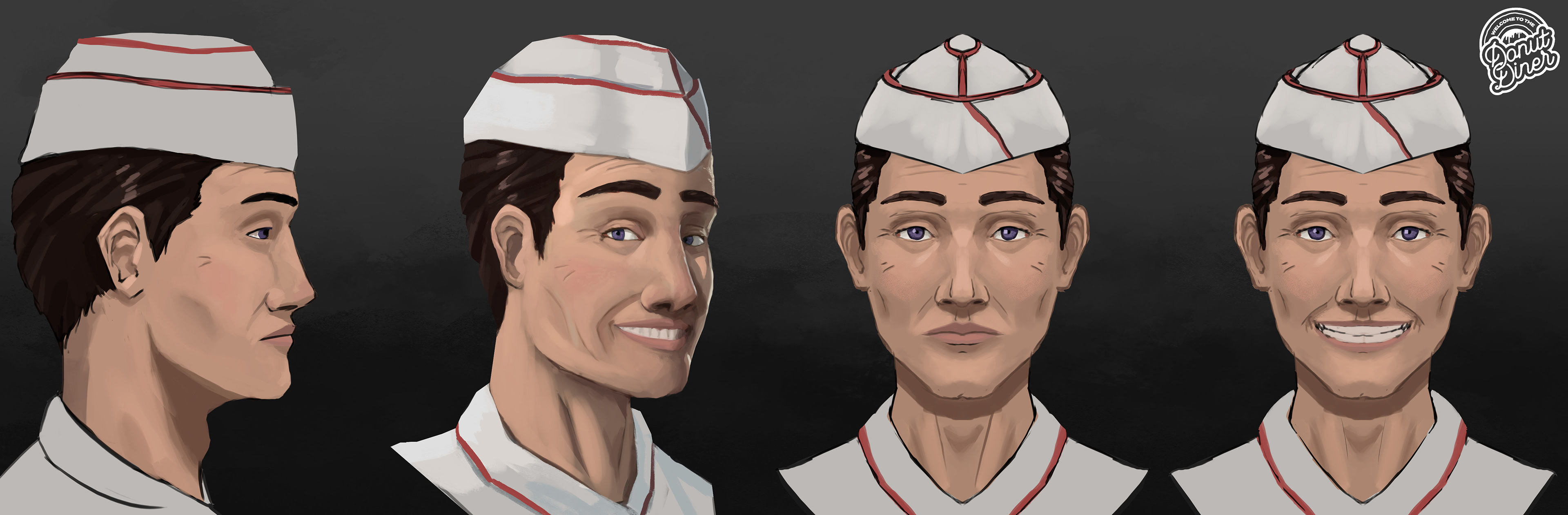 Welcome to the Donut Diner - Art Olykoek