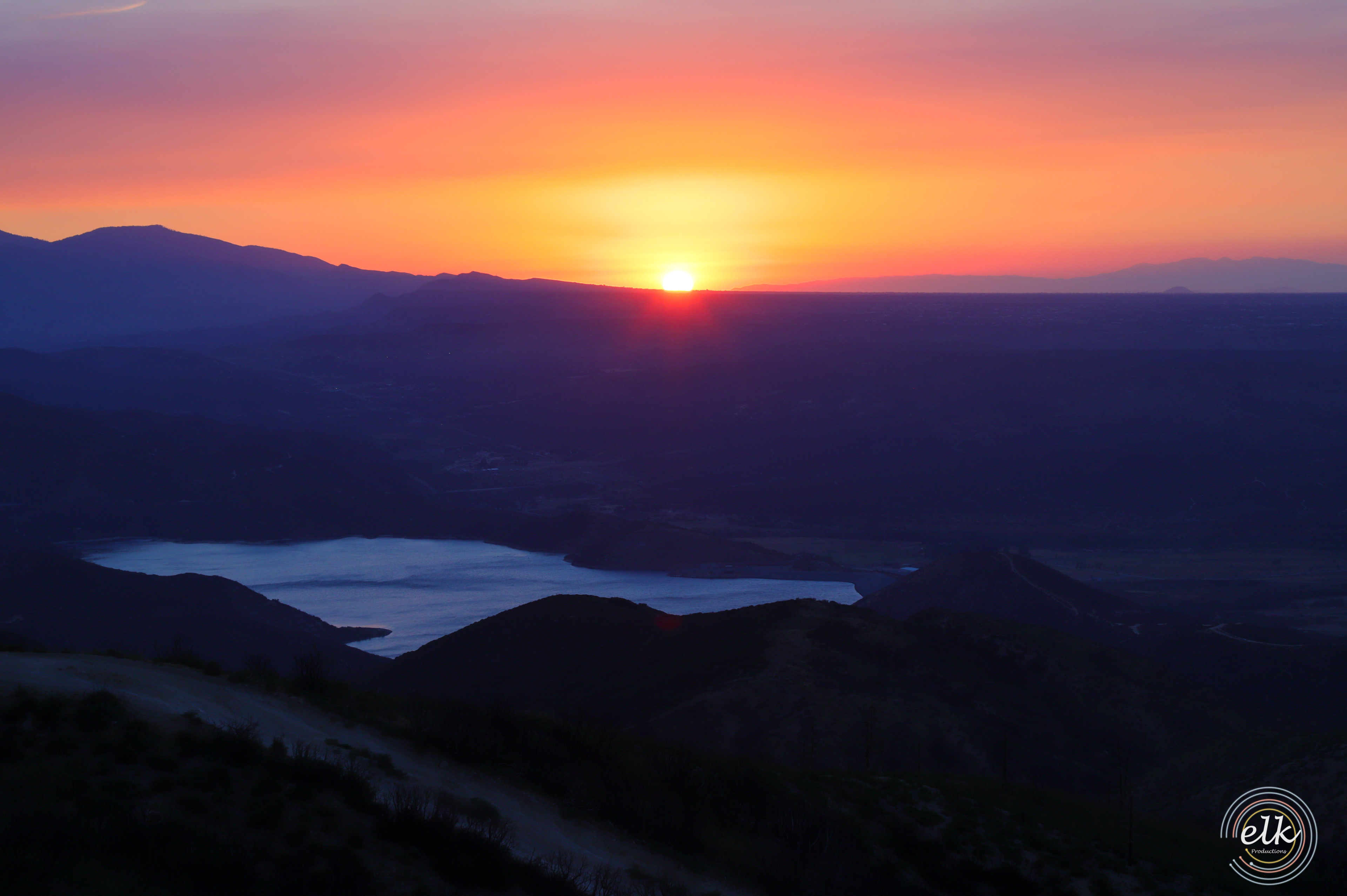 Last light. Big Bear, CA.