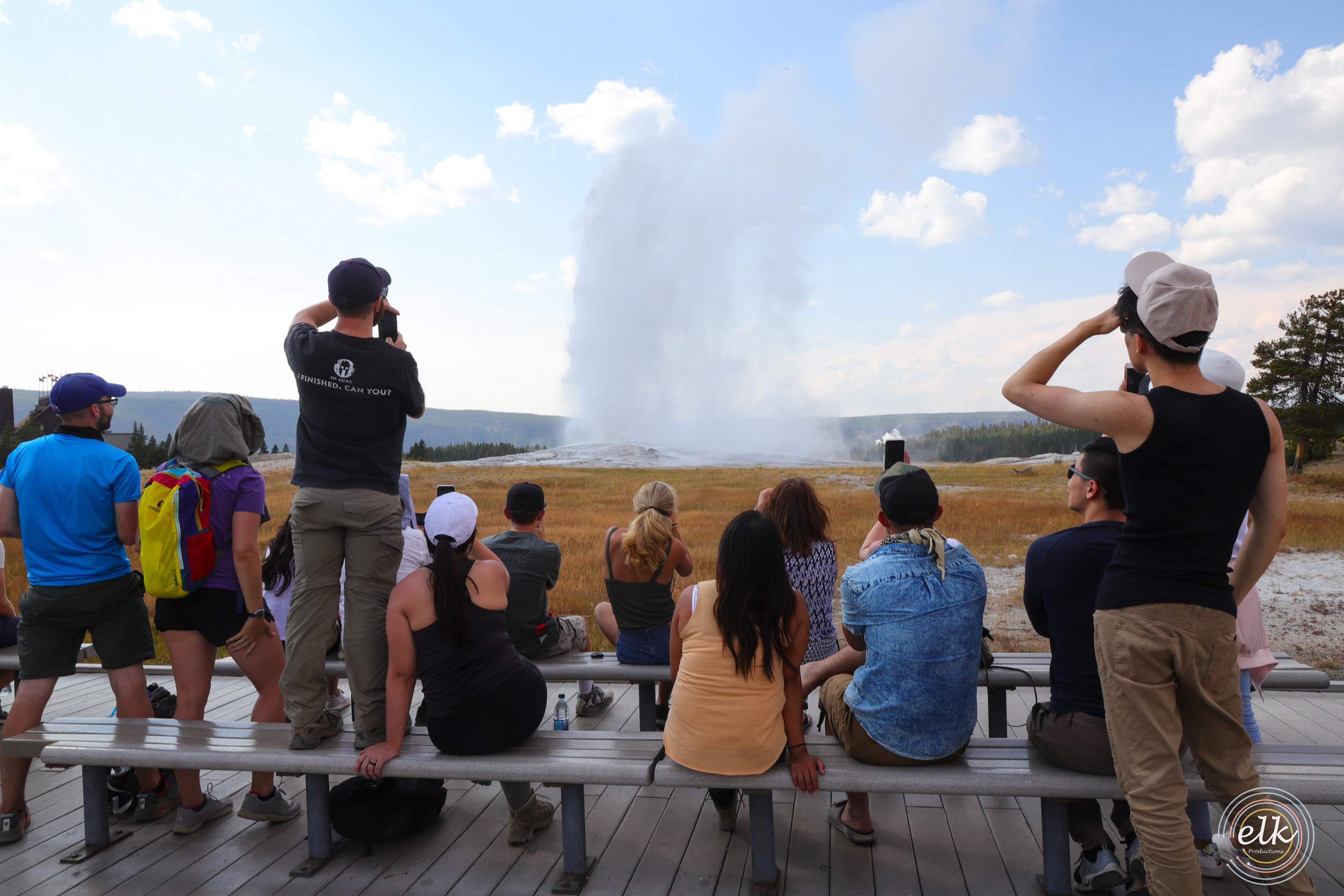 Old Faithful. Yellowstone NP, WY.