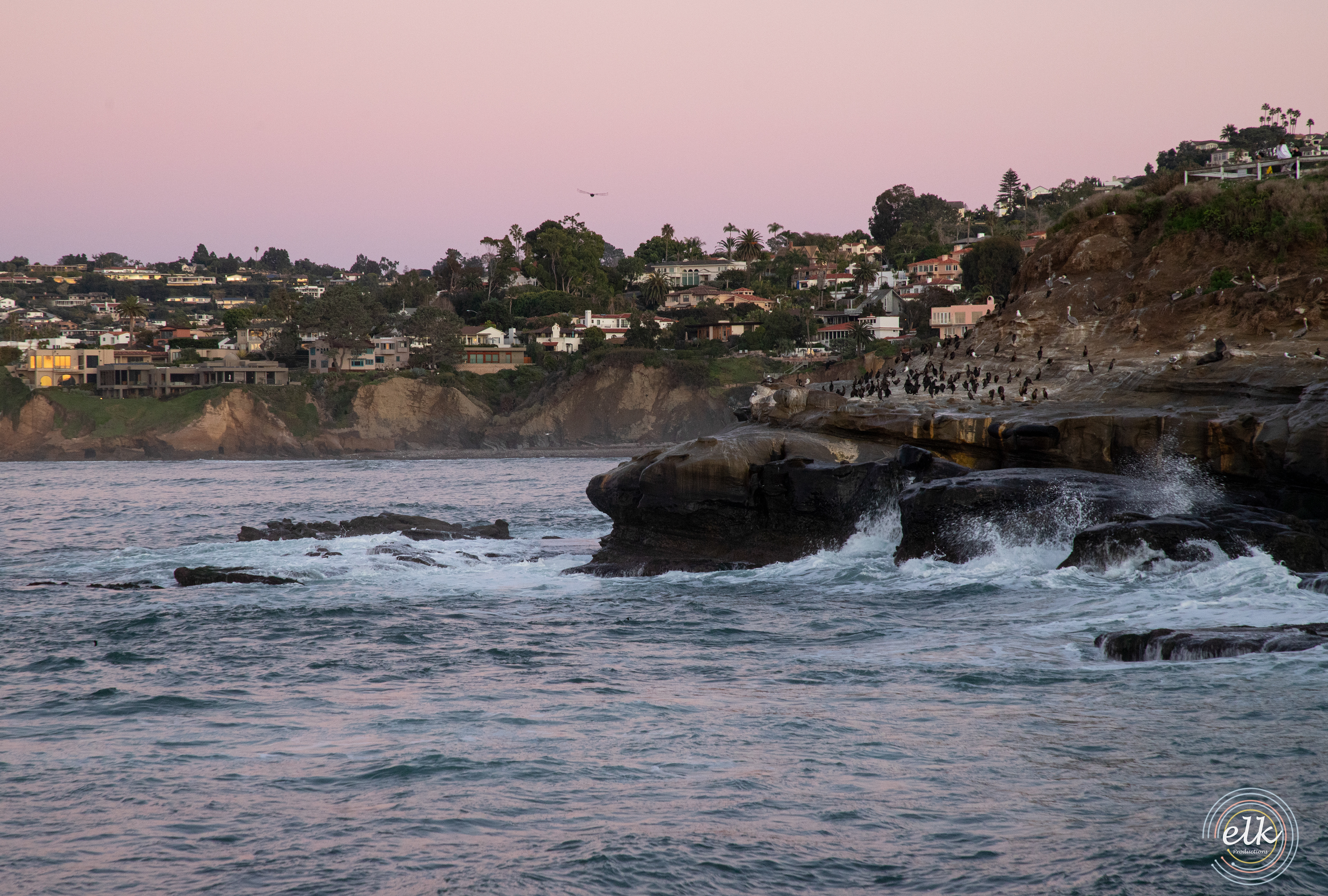 La Jolla Cove at sunset. San Diego, CA.