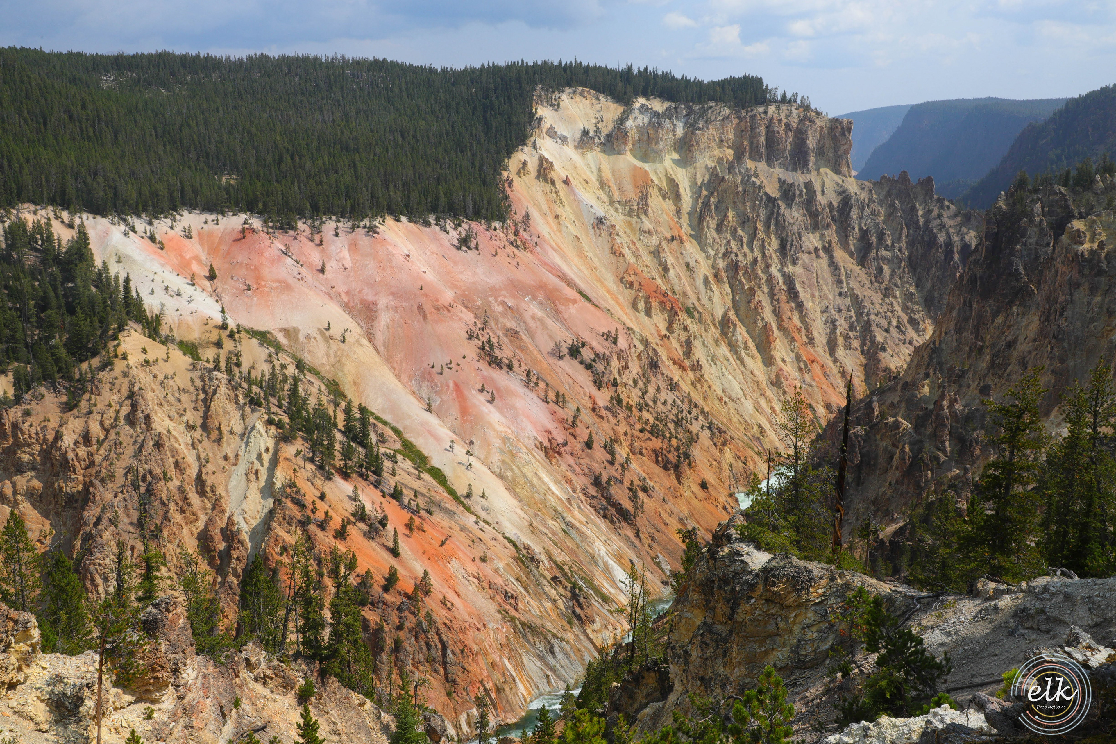 Earth's color palette. Yellowstone NP, WY.