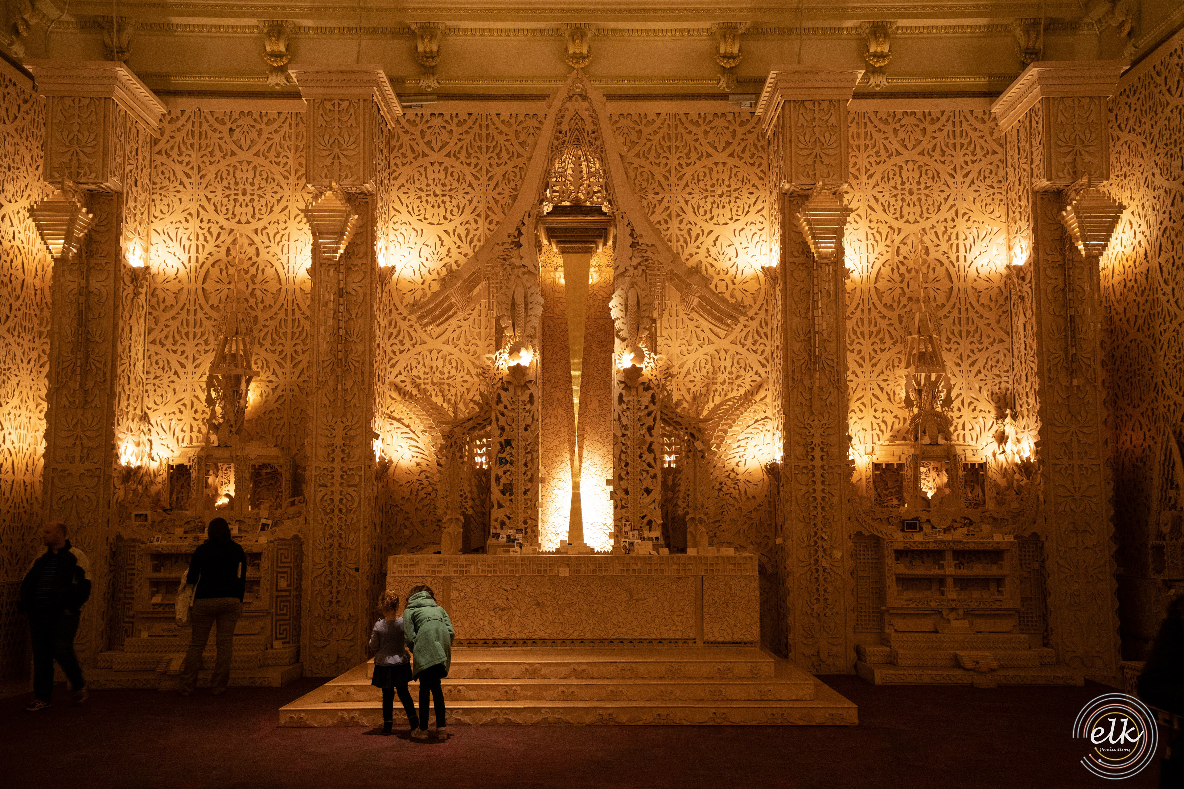 Woodwork in the Renwick Gallery. Washington D.C.