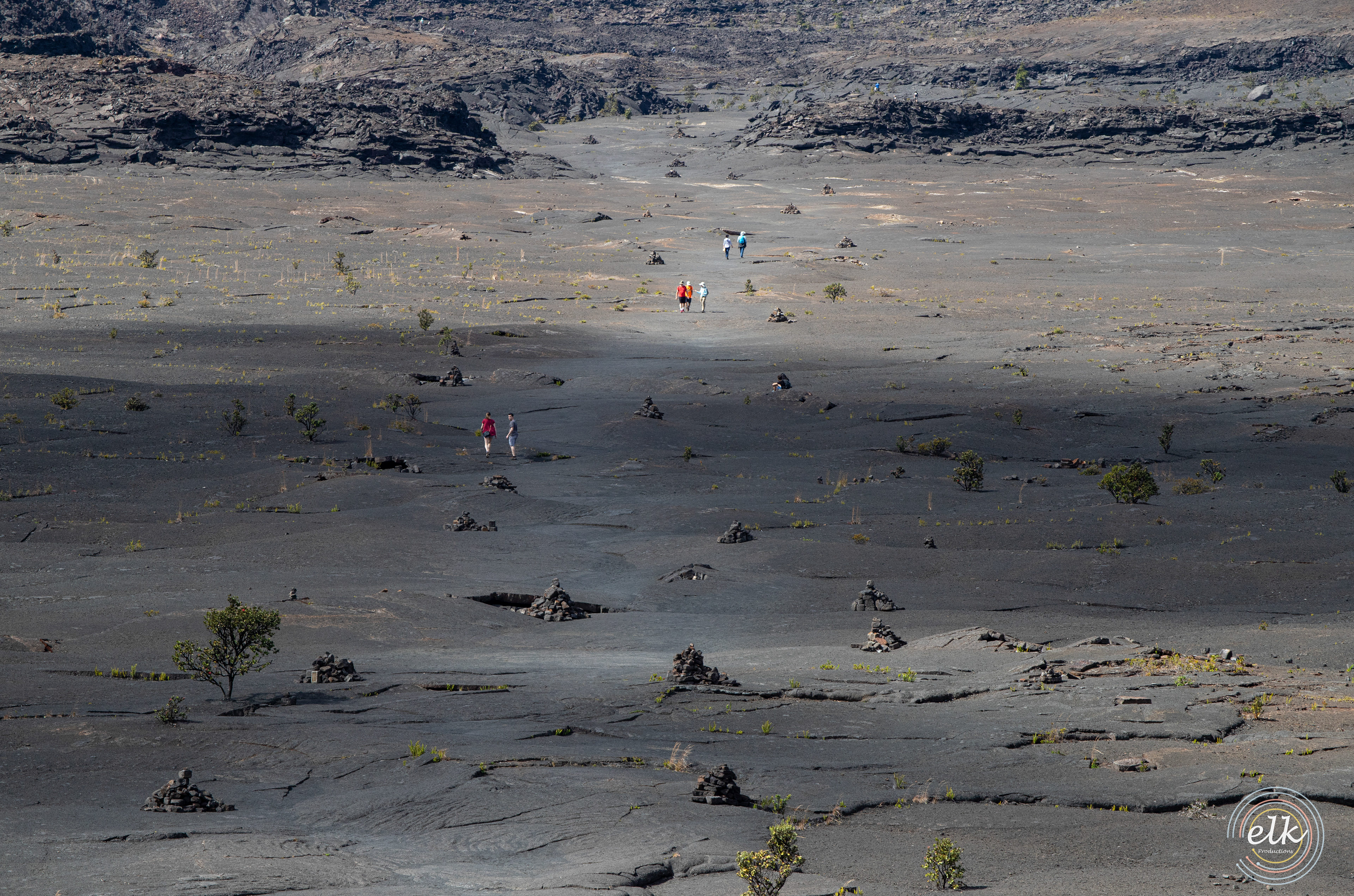 The lunar traverse. Hawaii Volacnoes NP, Hawaii