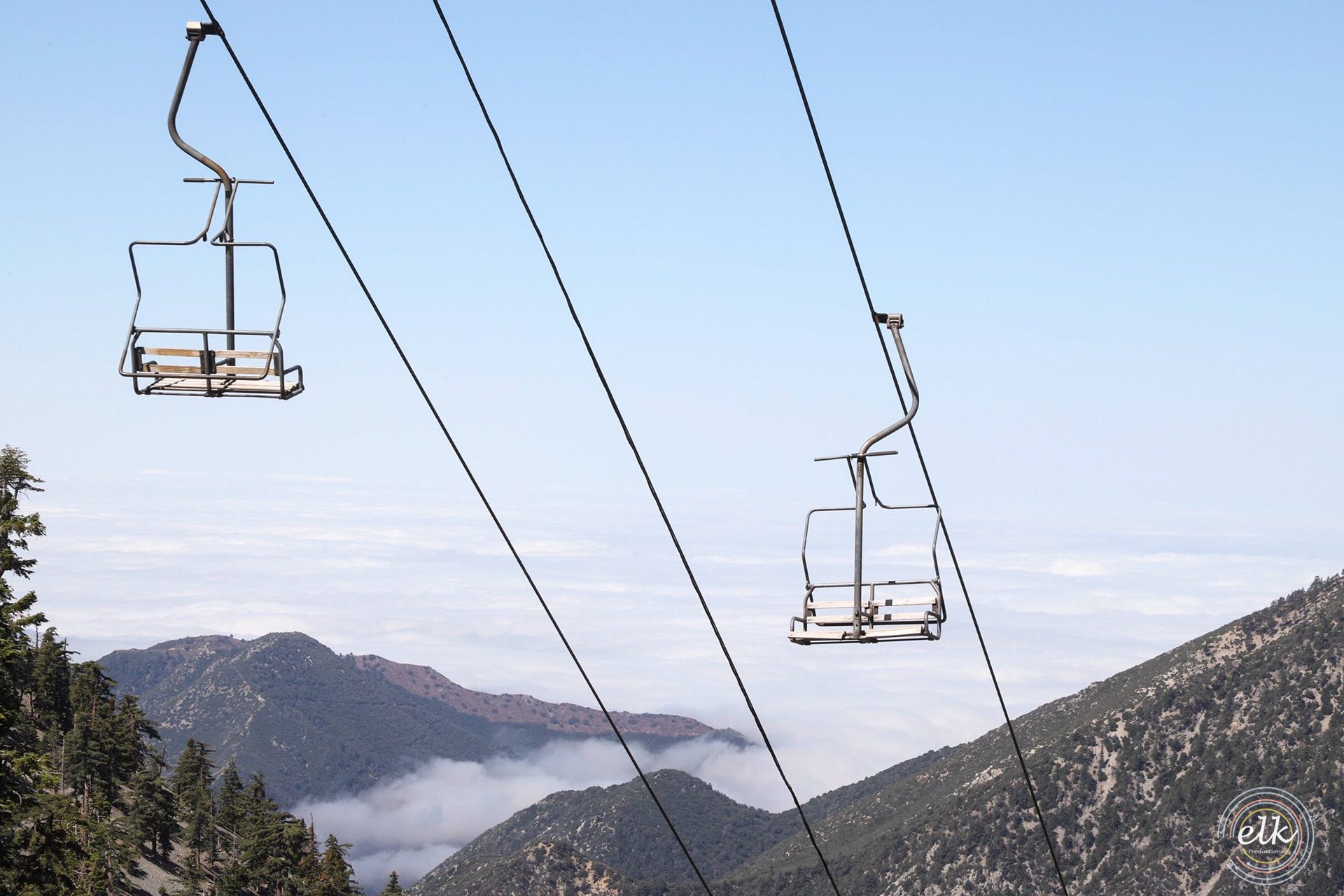 Lift above the clouds. Los Angles, CA.