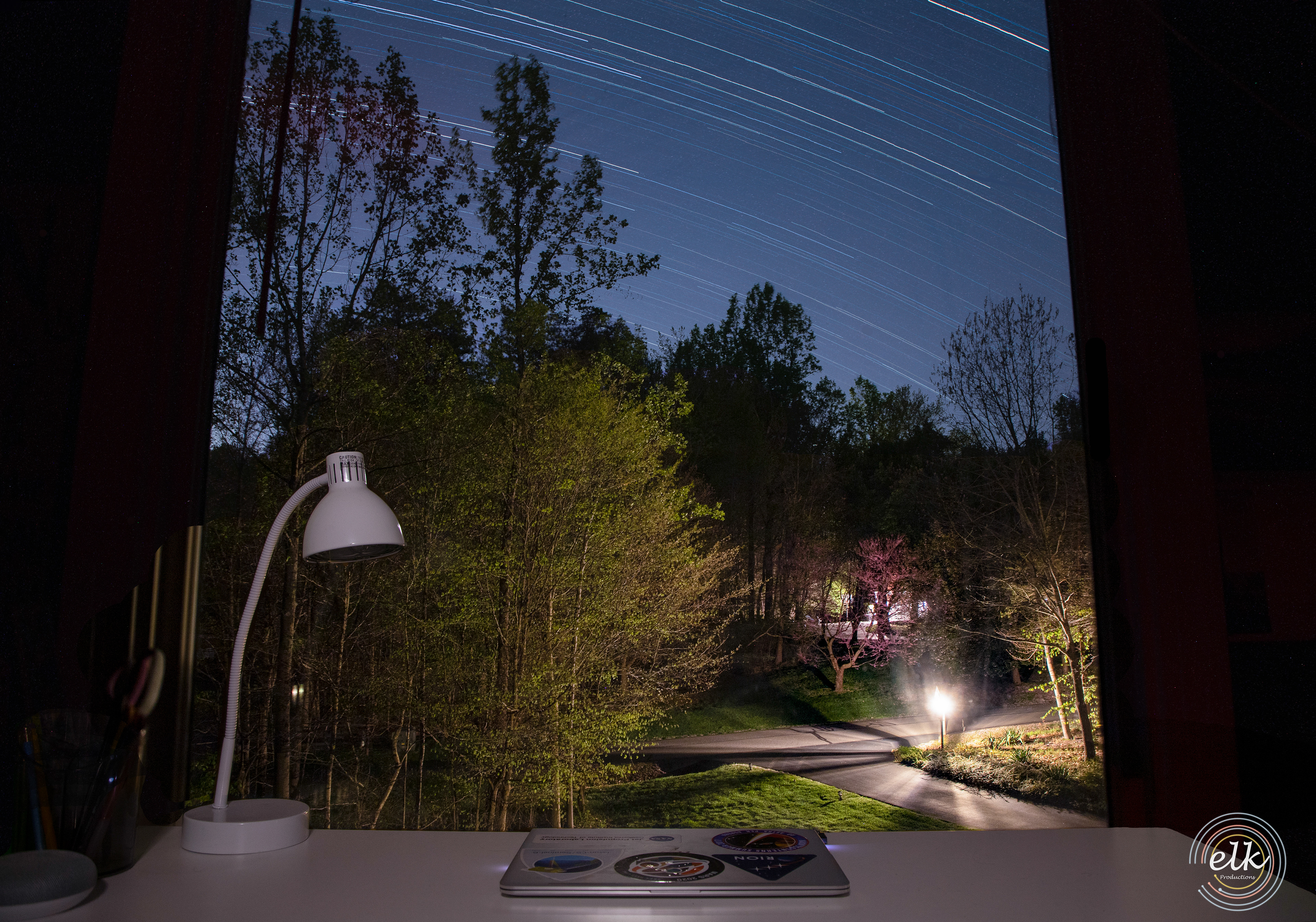 The world at night. Fairfax Station, VA.