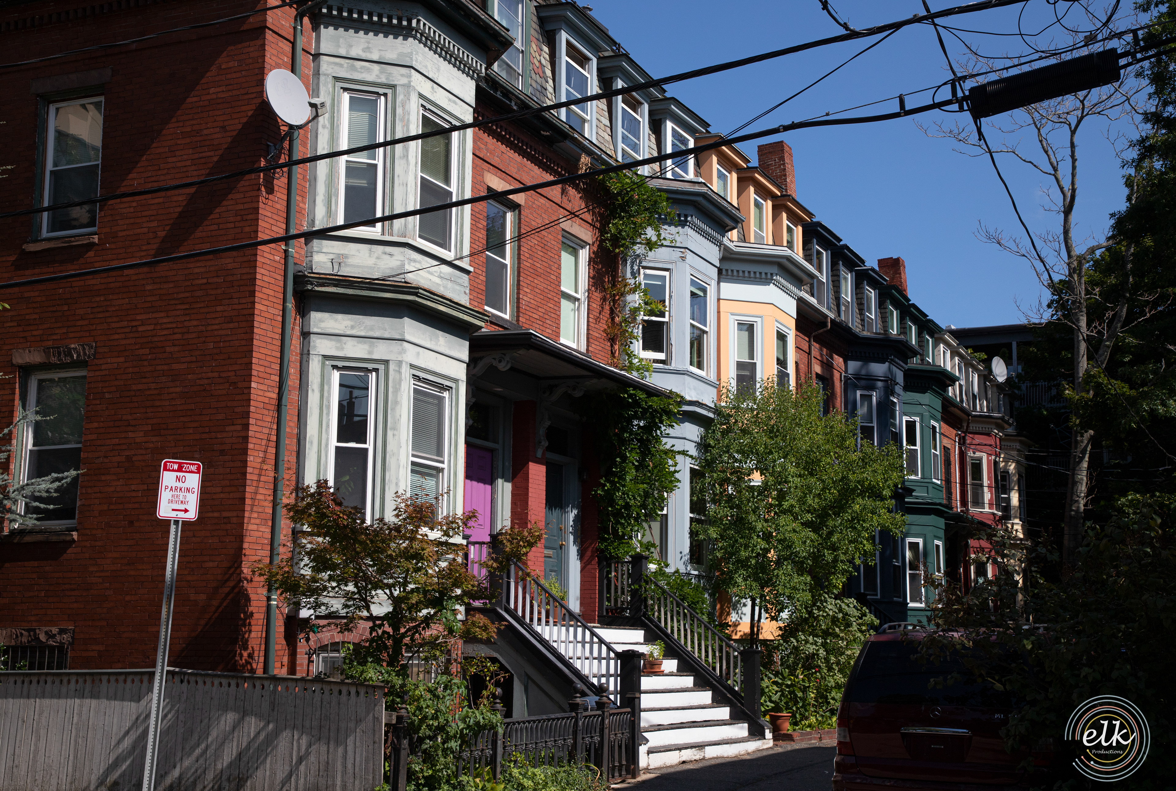 Colorful neighborhood 1. Cambridge, MA.