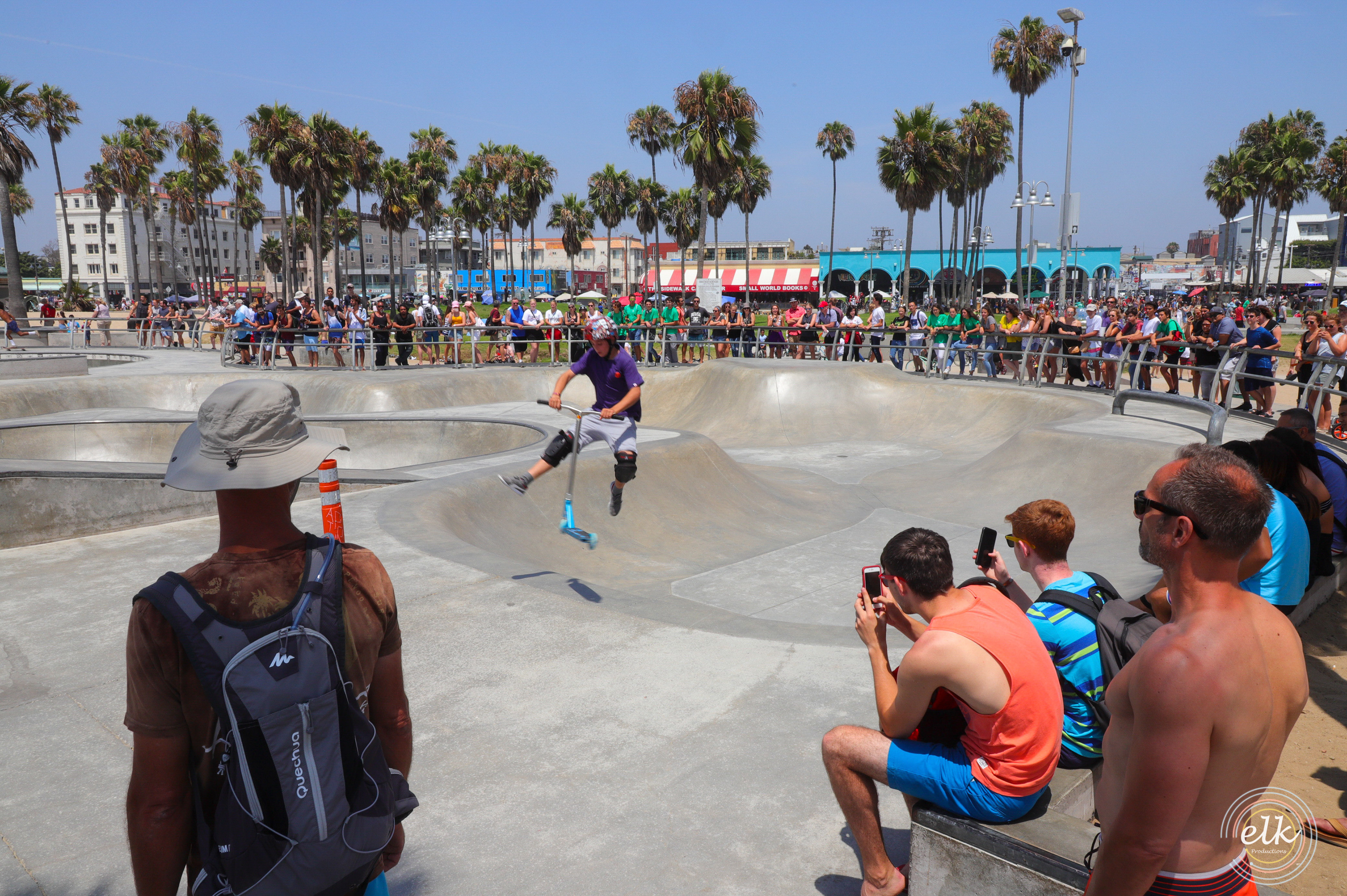 Venice beach skate park. Venice Beach, CA.