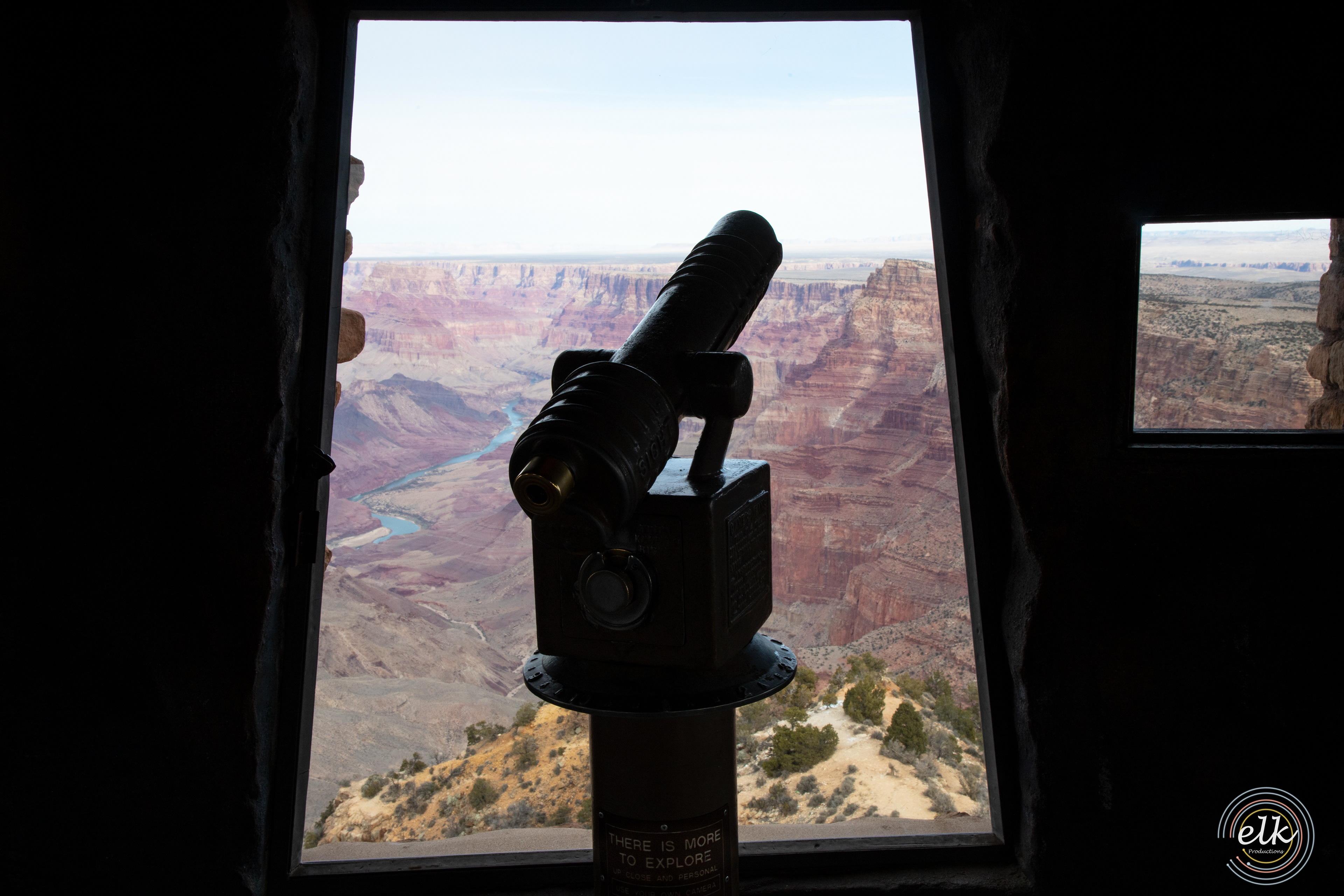 Spying the Colorado. Grand Canyon NP, AZ.