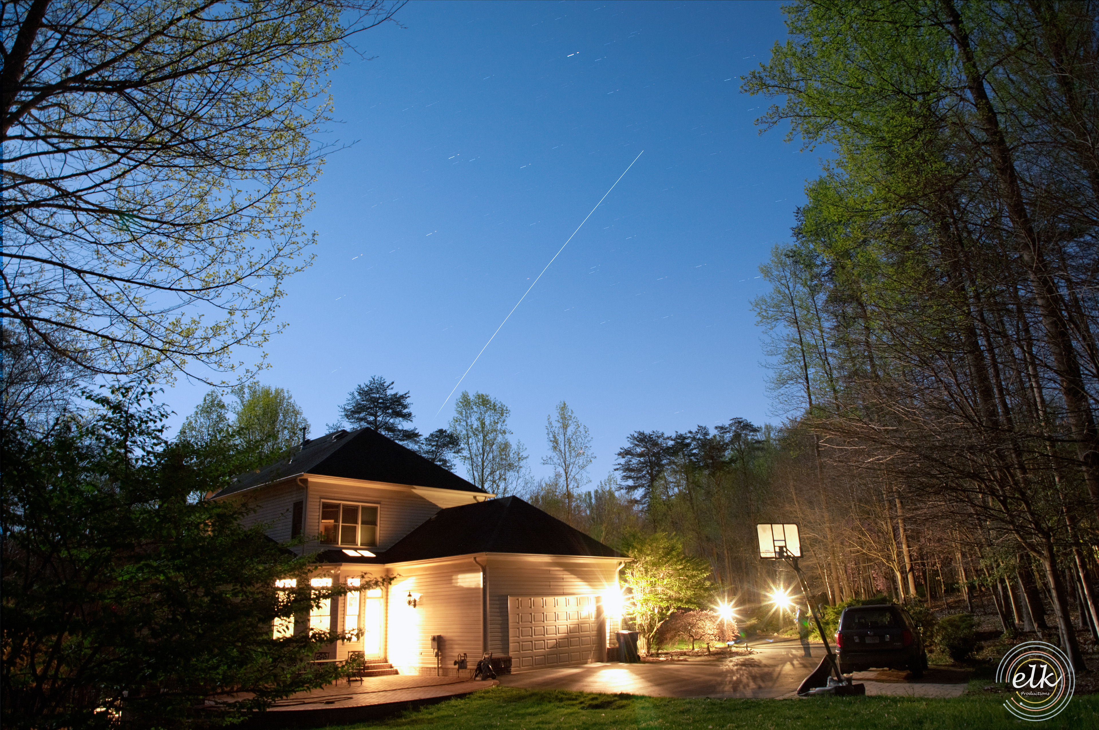 The ISS over my house. Fairfax Station, VA.
