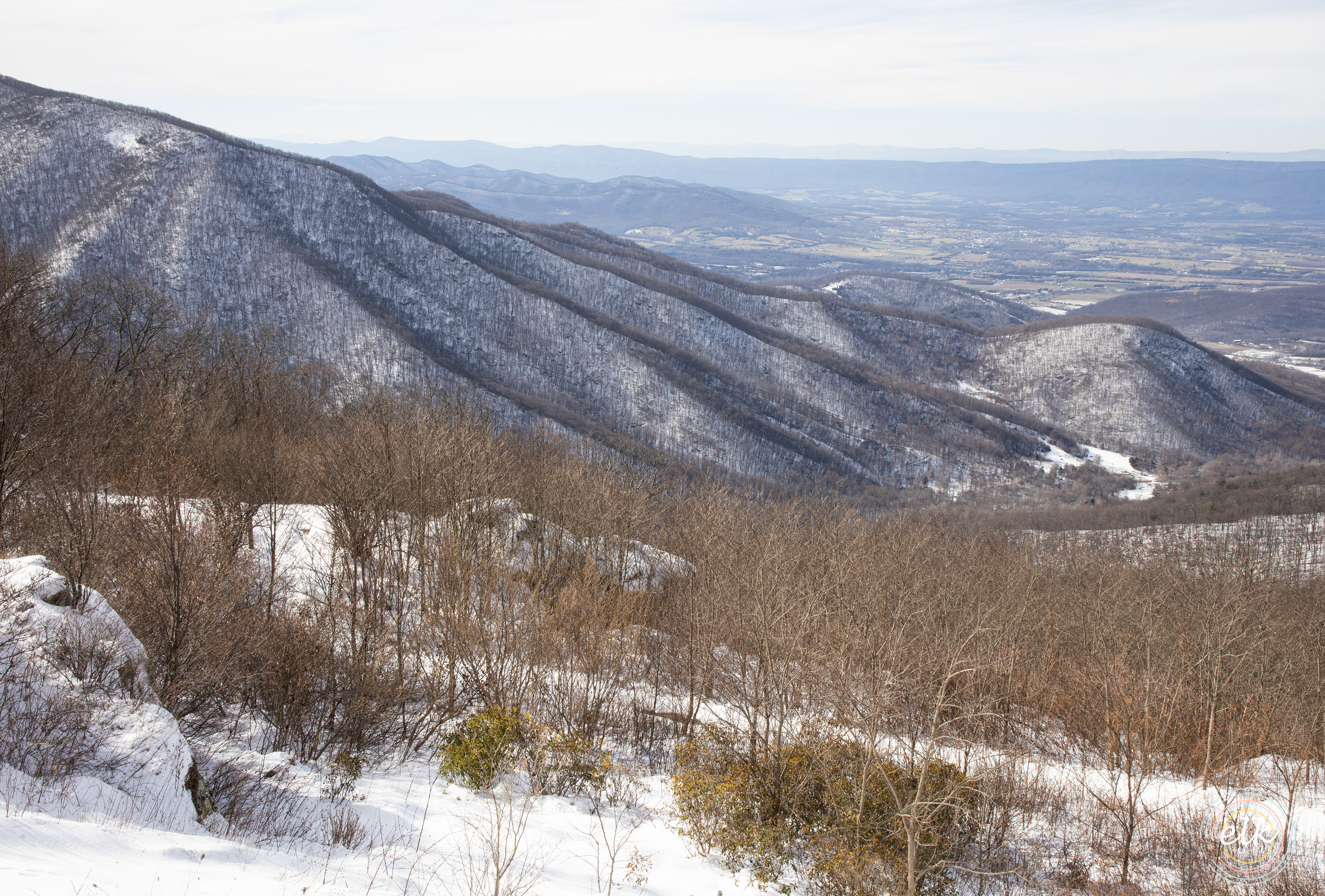 Winter views. Shenandoah NP, VA.