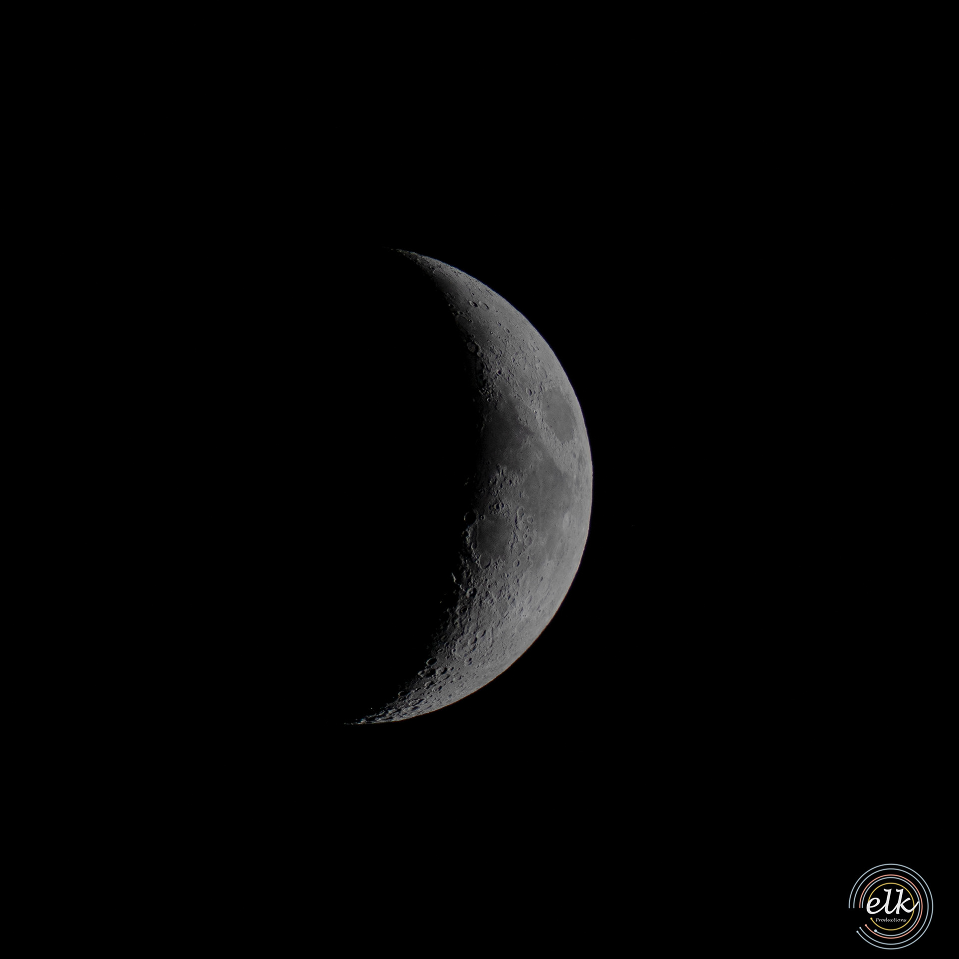 HDR moon. Fairfax Station, VA.